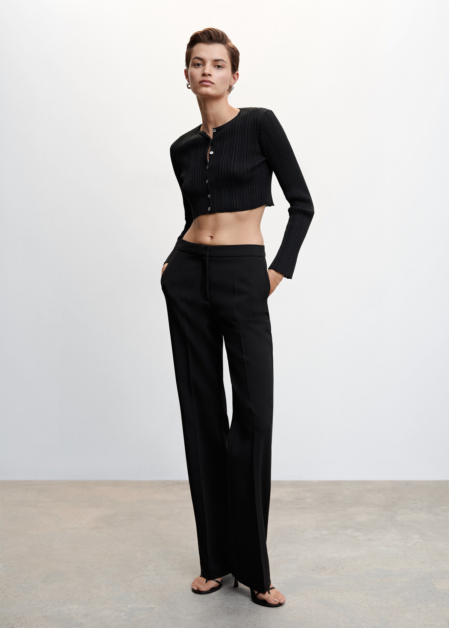 Straight suit pants - General plane