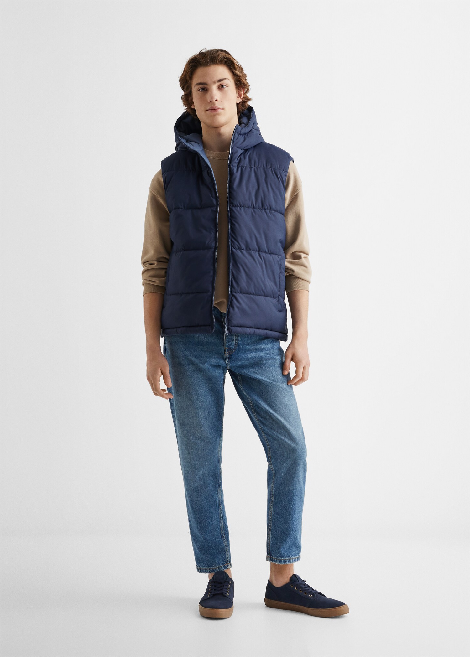 Quilted gilet - General plane