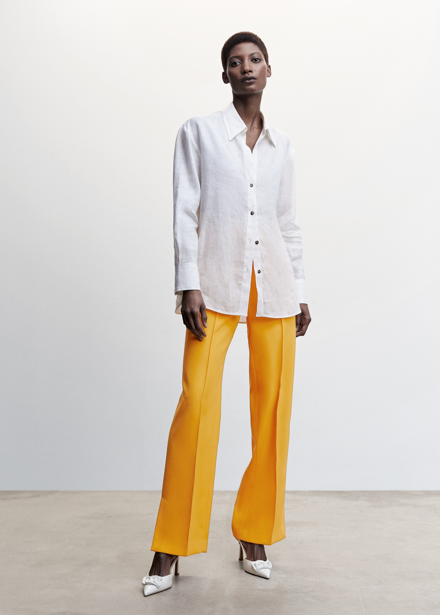 Pantalon droit ouvertures - Plan général