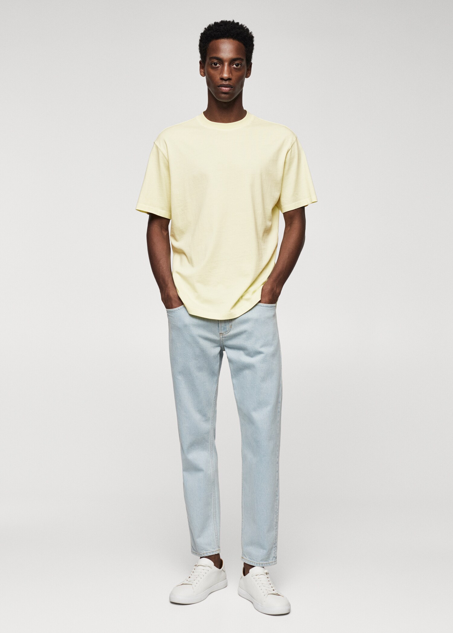 100% cotton relaxed-fit t-shirt - General plane