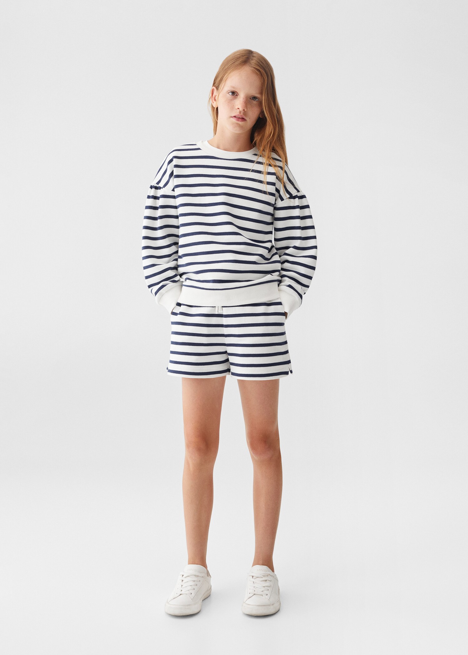 Short à rayures coton - Plan général