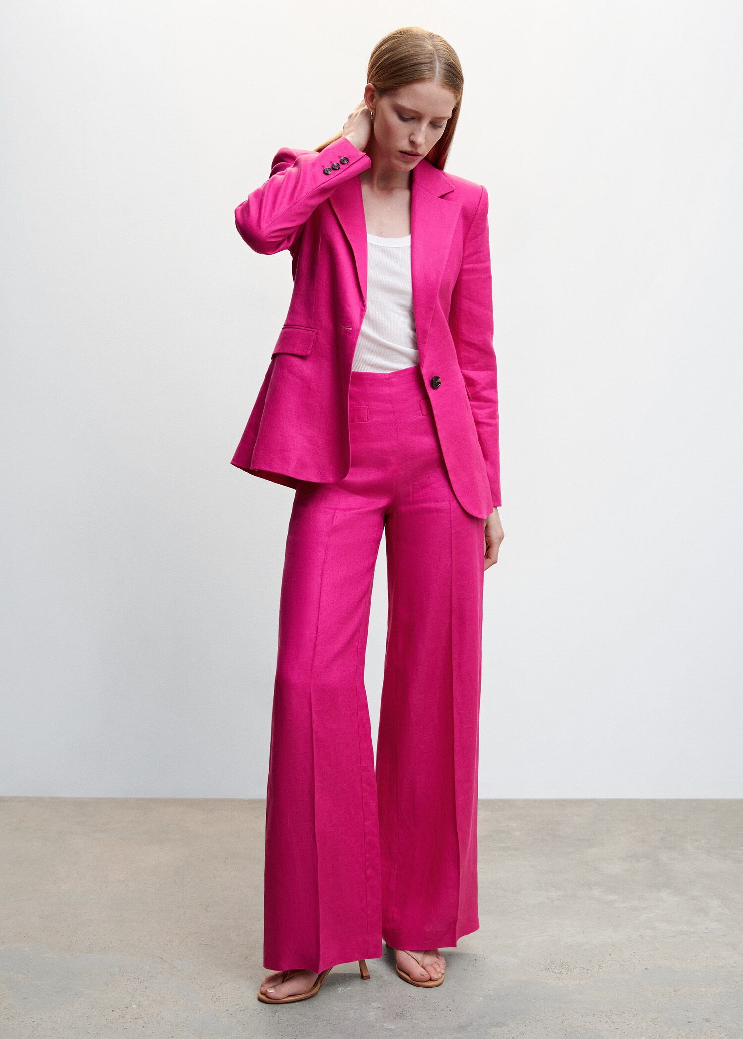 Blazer i 100% lin - Total bildeutsnitt