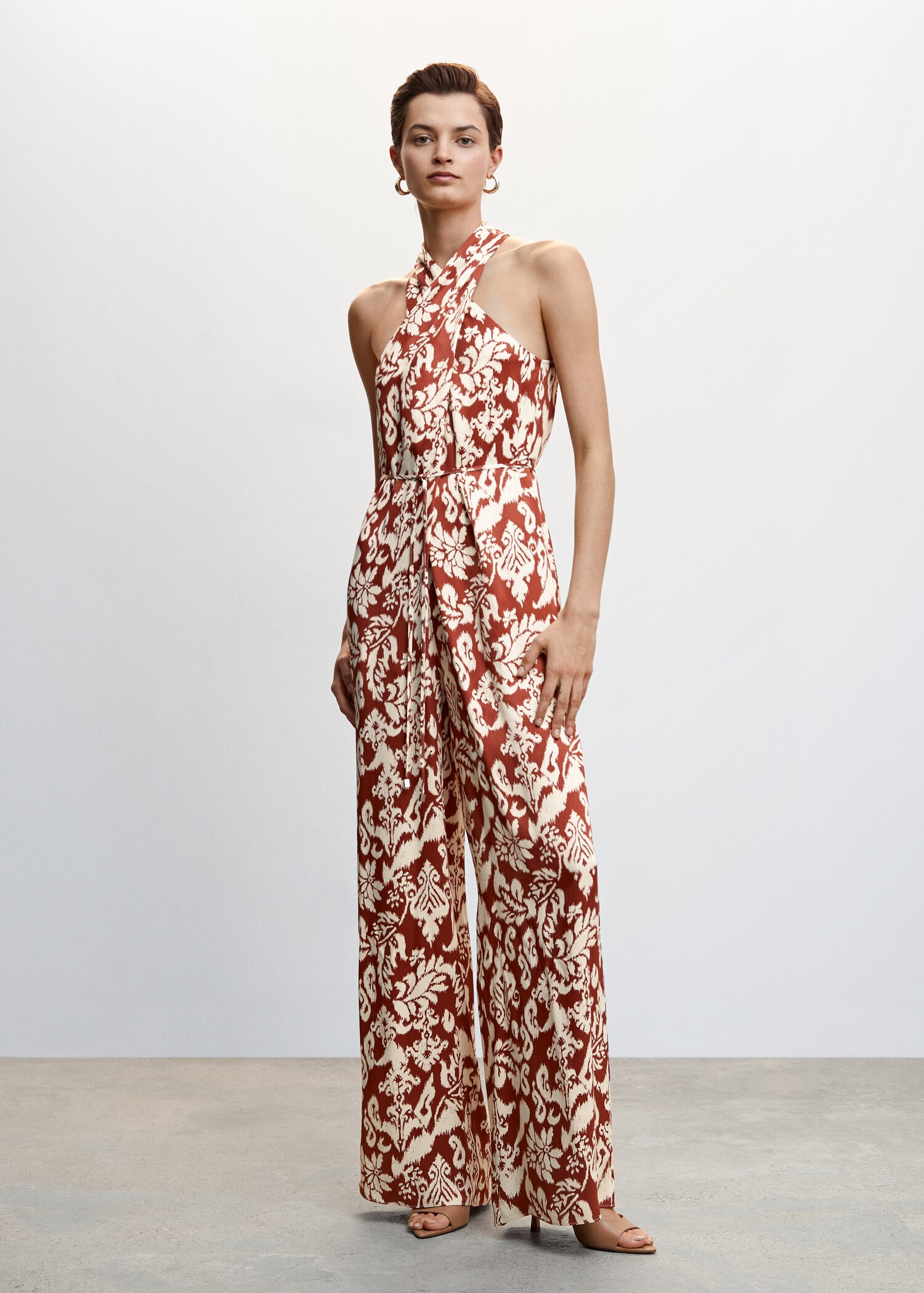 Bow wrap jumpsuit - General plane