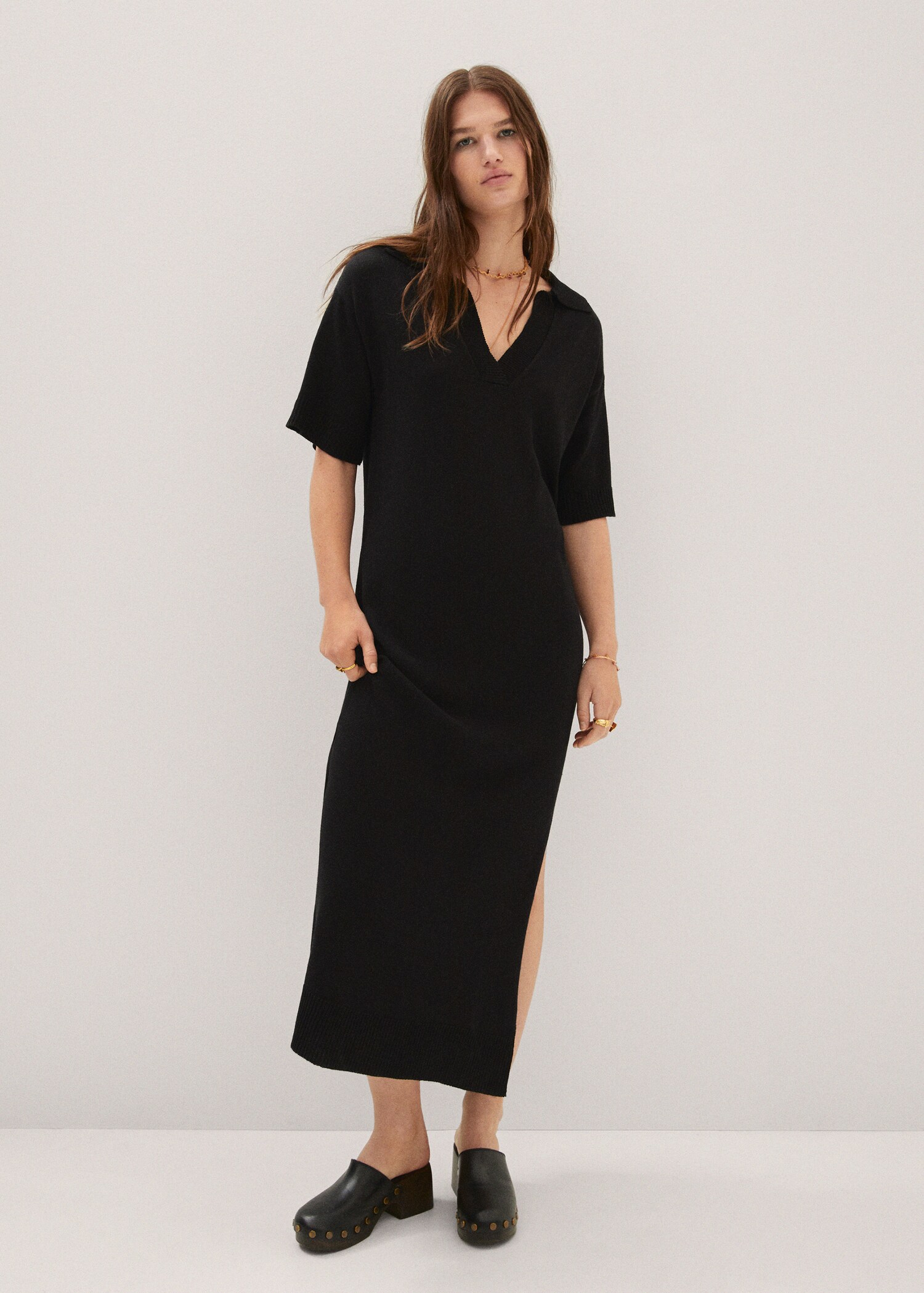 Vestito maglia spacchi - Piano generale