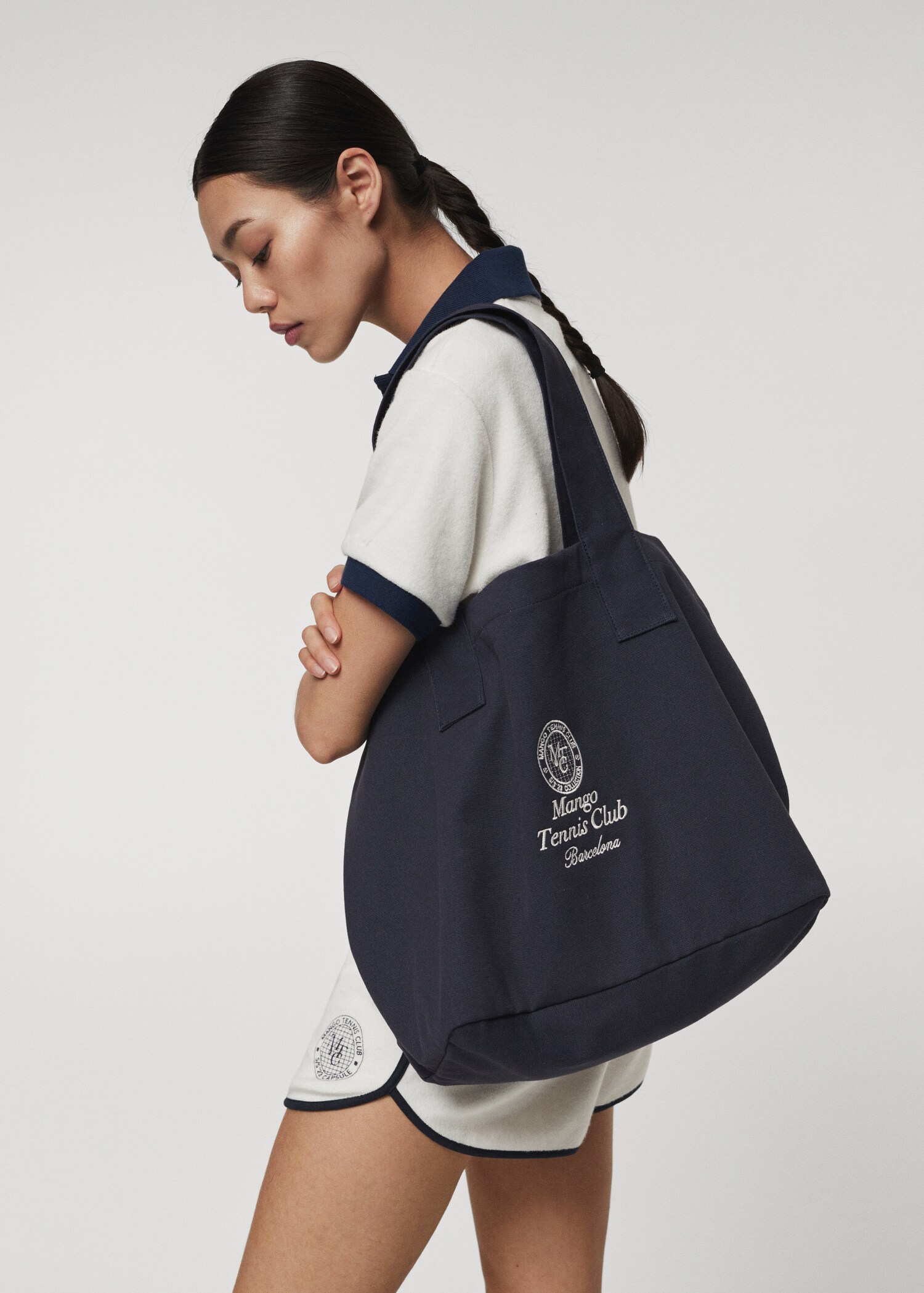 Embroidered tote bag - General plane