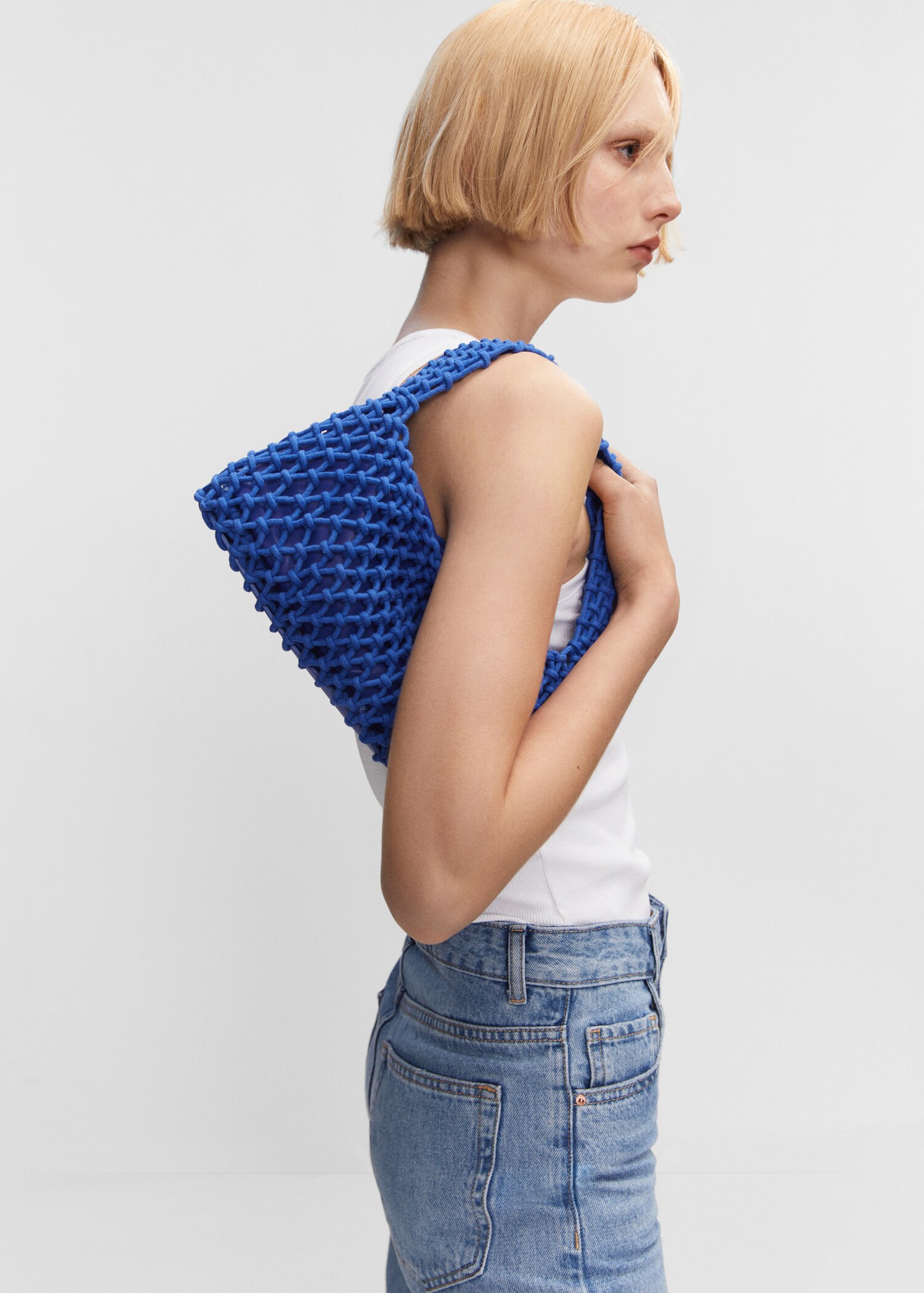 Crochet shoulder bag - General plane