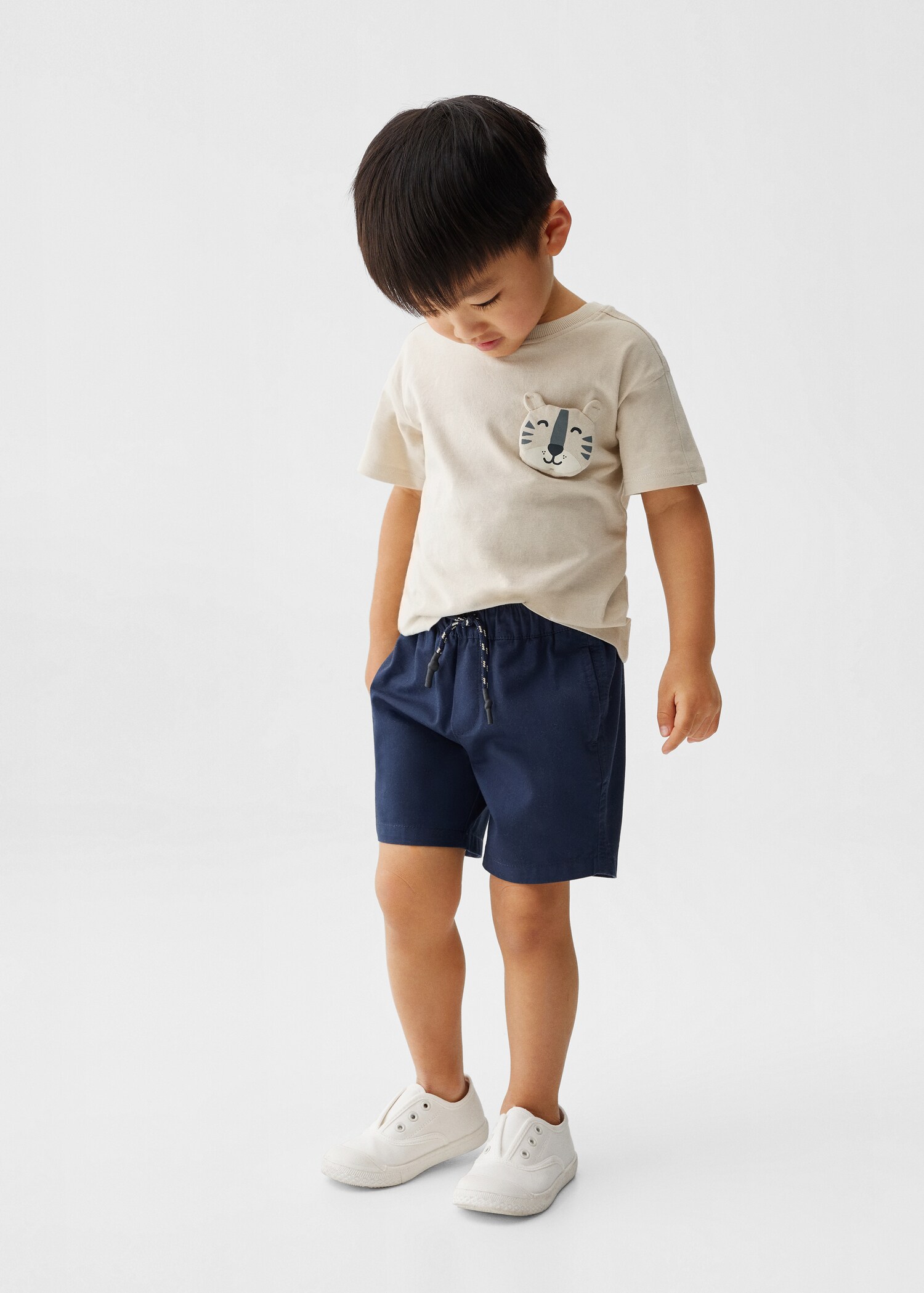 Cotton Bermuda shorts - General plane