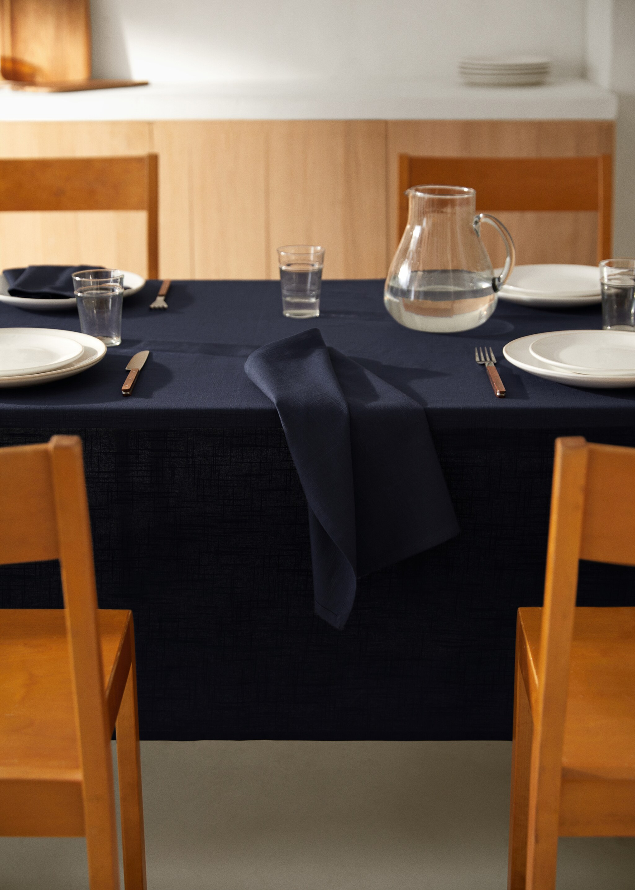 100% cotton tablecloth 150x150cm - General plane