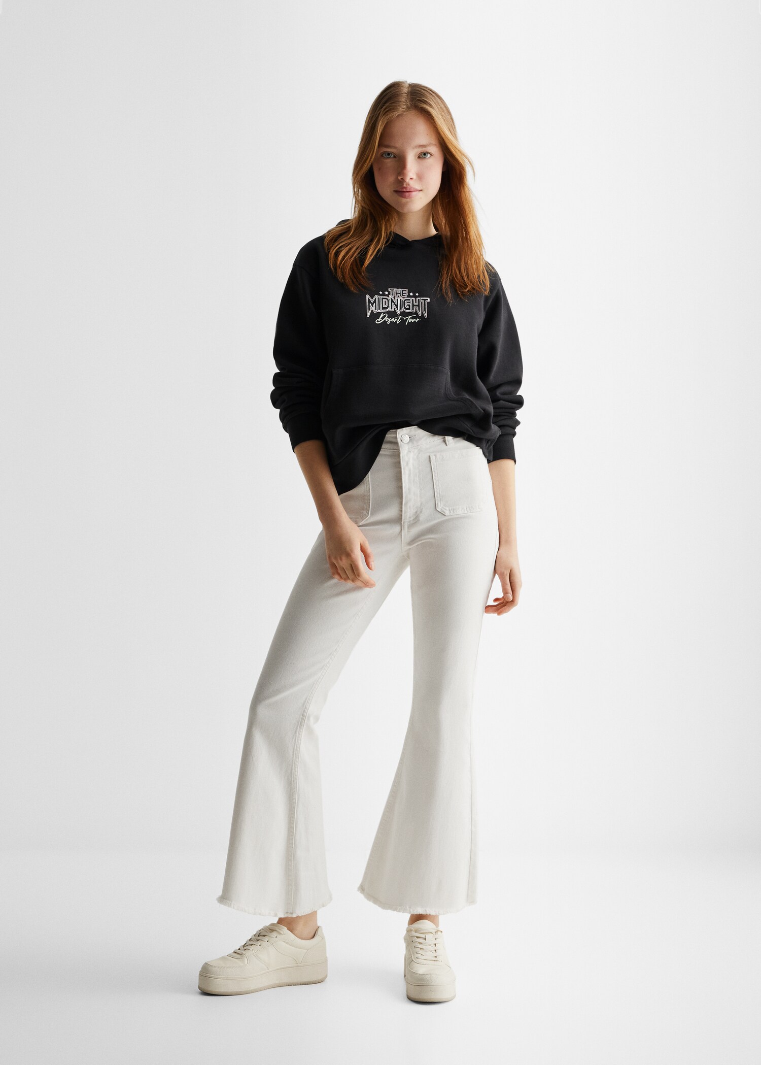 Printed cotton sweatshirt - General plane
