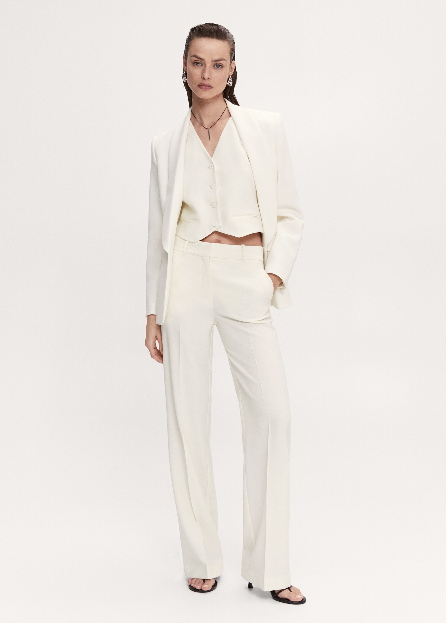Gilet with adjustable belt - General plane