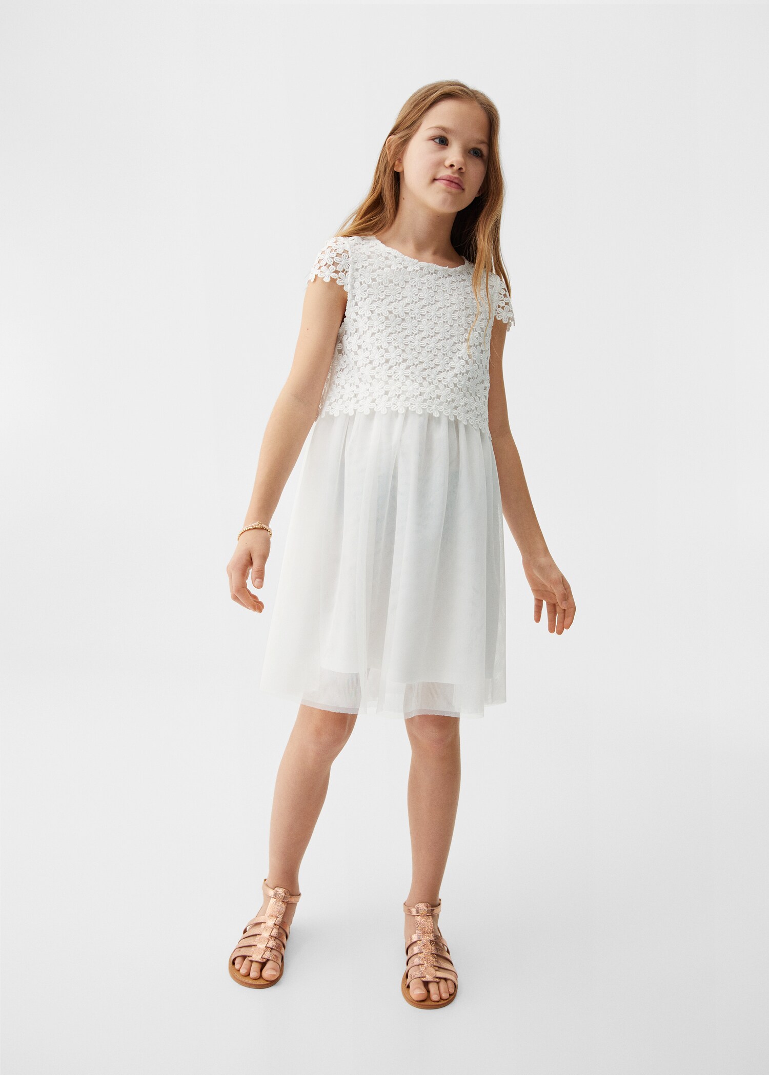 Kleid aus Gipürespitze - Allgemeine Ansicht