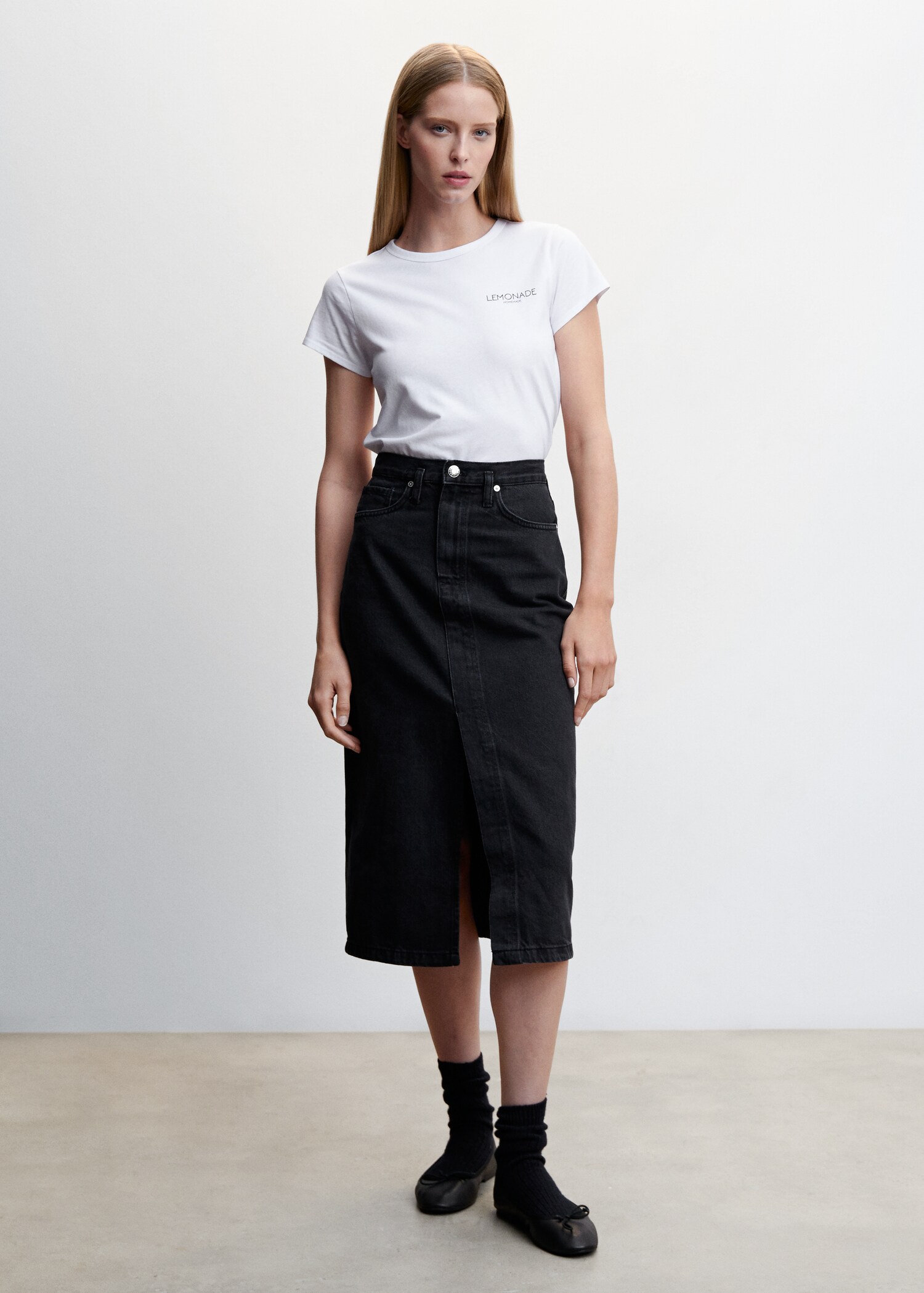 Short-sleeved printed t-shirt - General plane