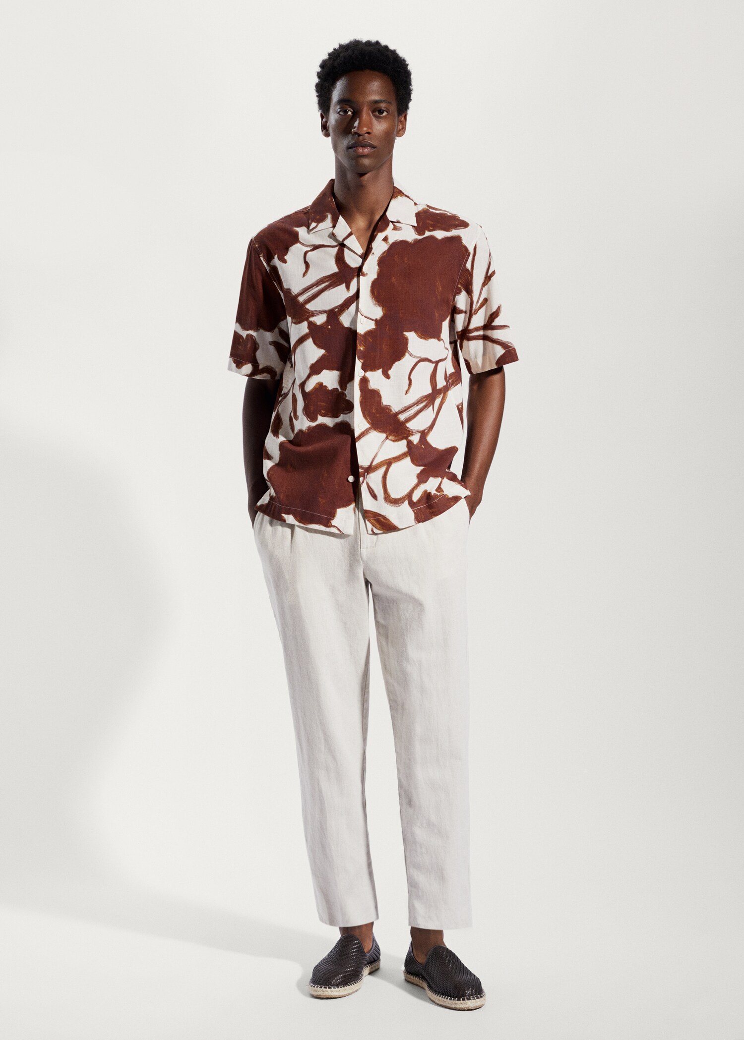 Camisa bowling estampada - Plano general