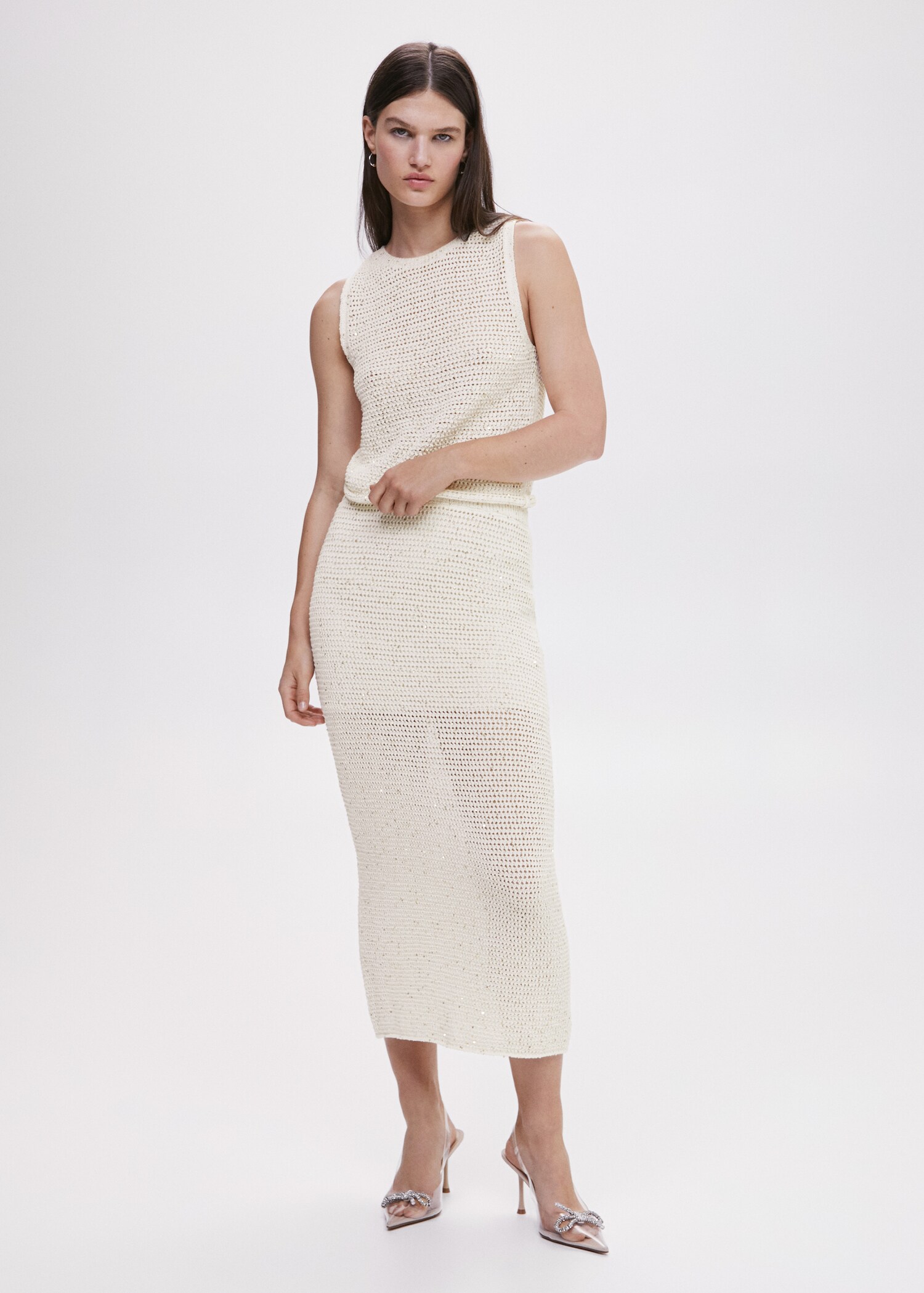 Openwork knit top - General plane