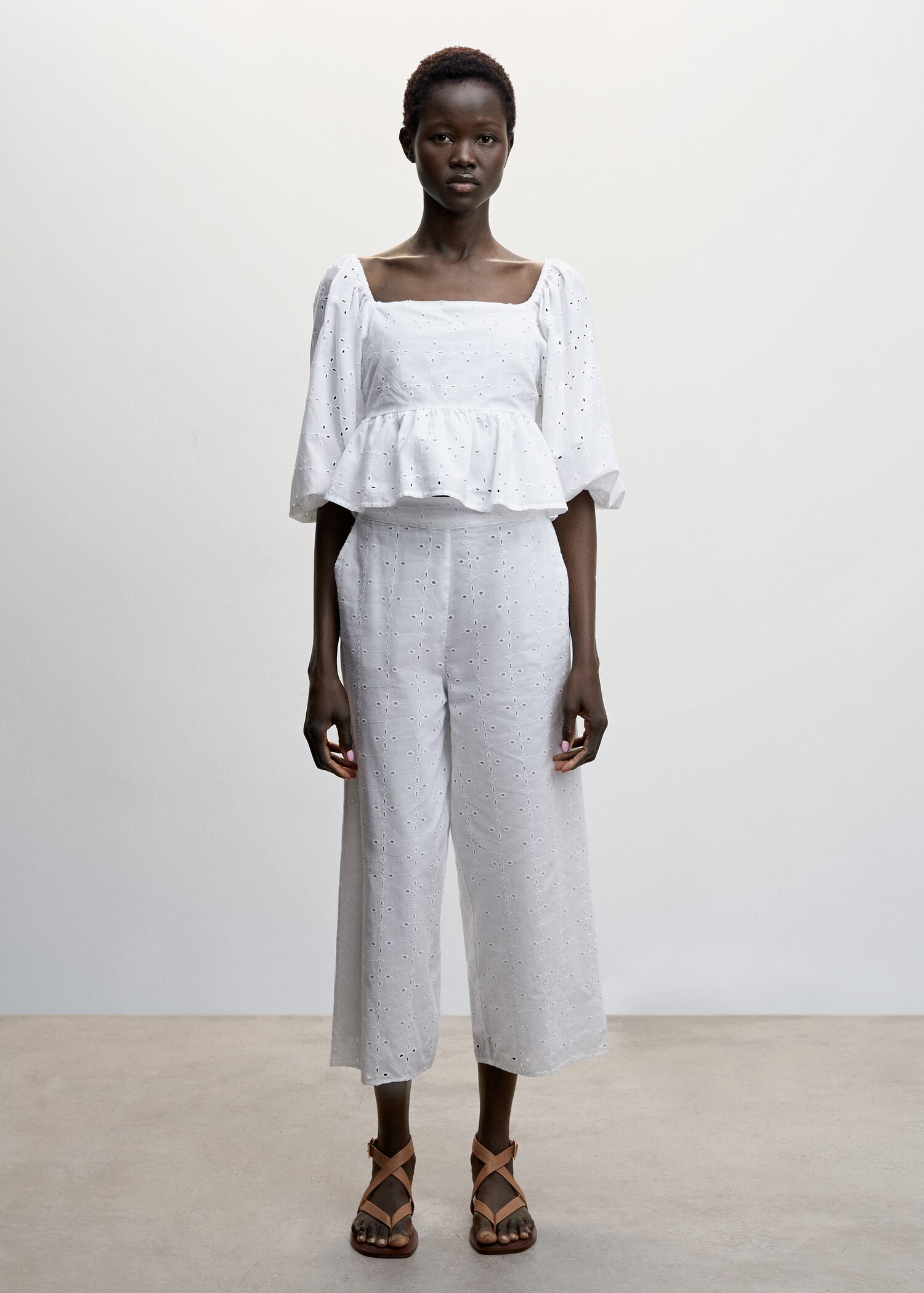 Bluse mit Ballonärmeln - Allgemeine Ansicht