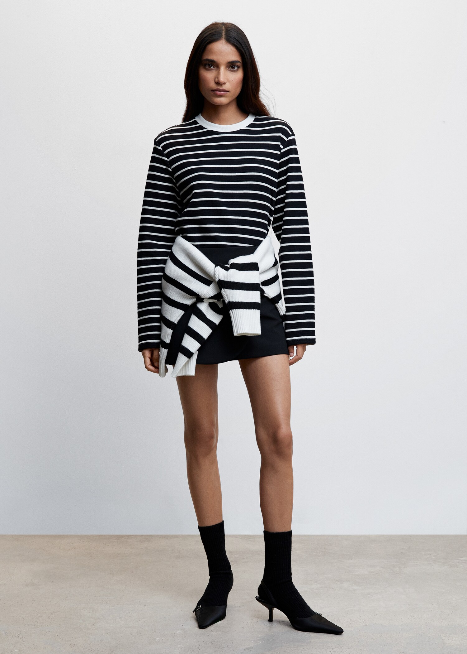 Striped cotton T-shirt - General plane