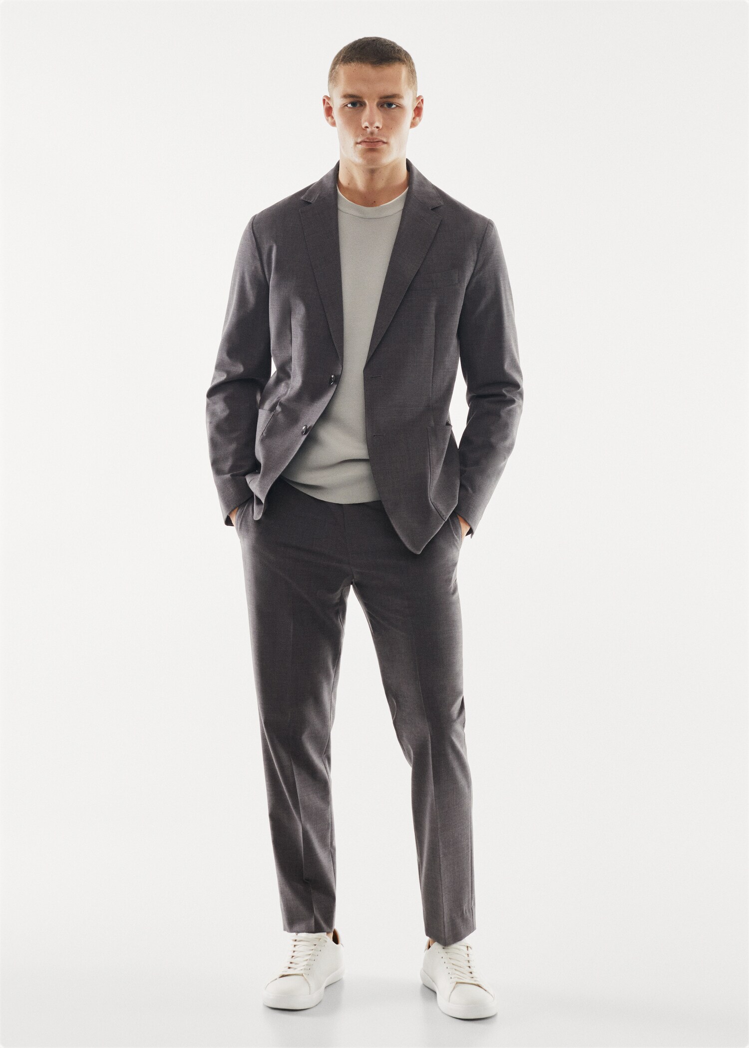 Slim fit-kavaj andningsbar - Allmän bild