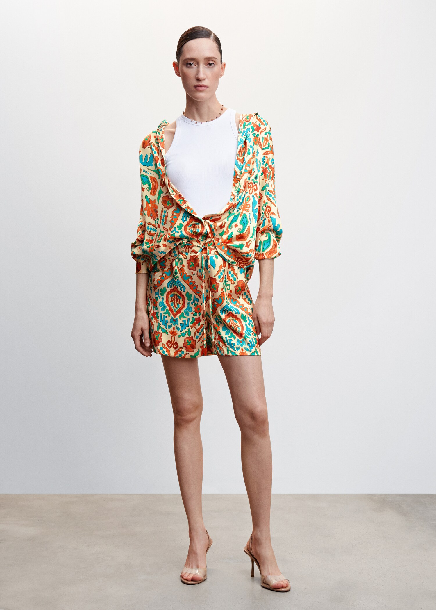 Shorts estampats llaç - Pla general