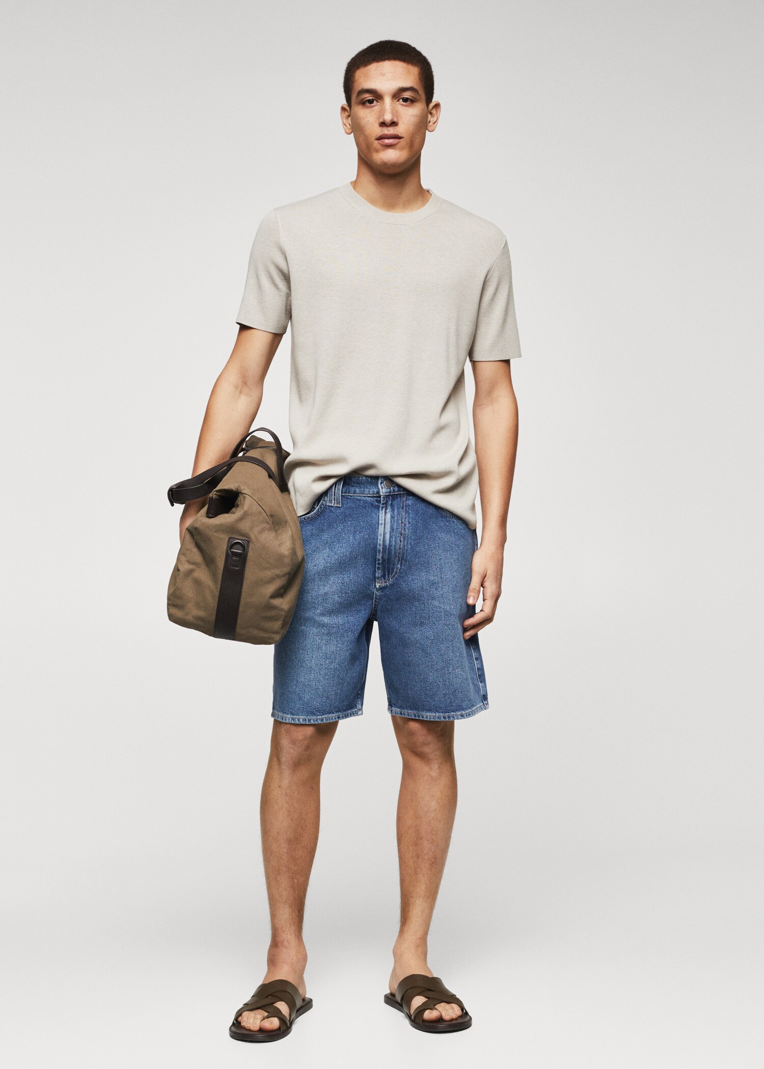 Bermudas vaqueras regular fit - Plano general