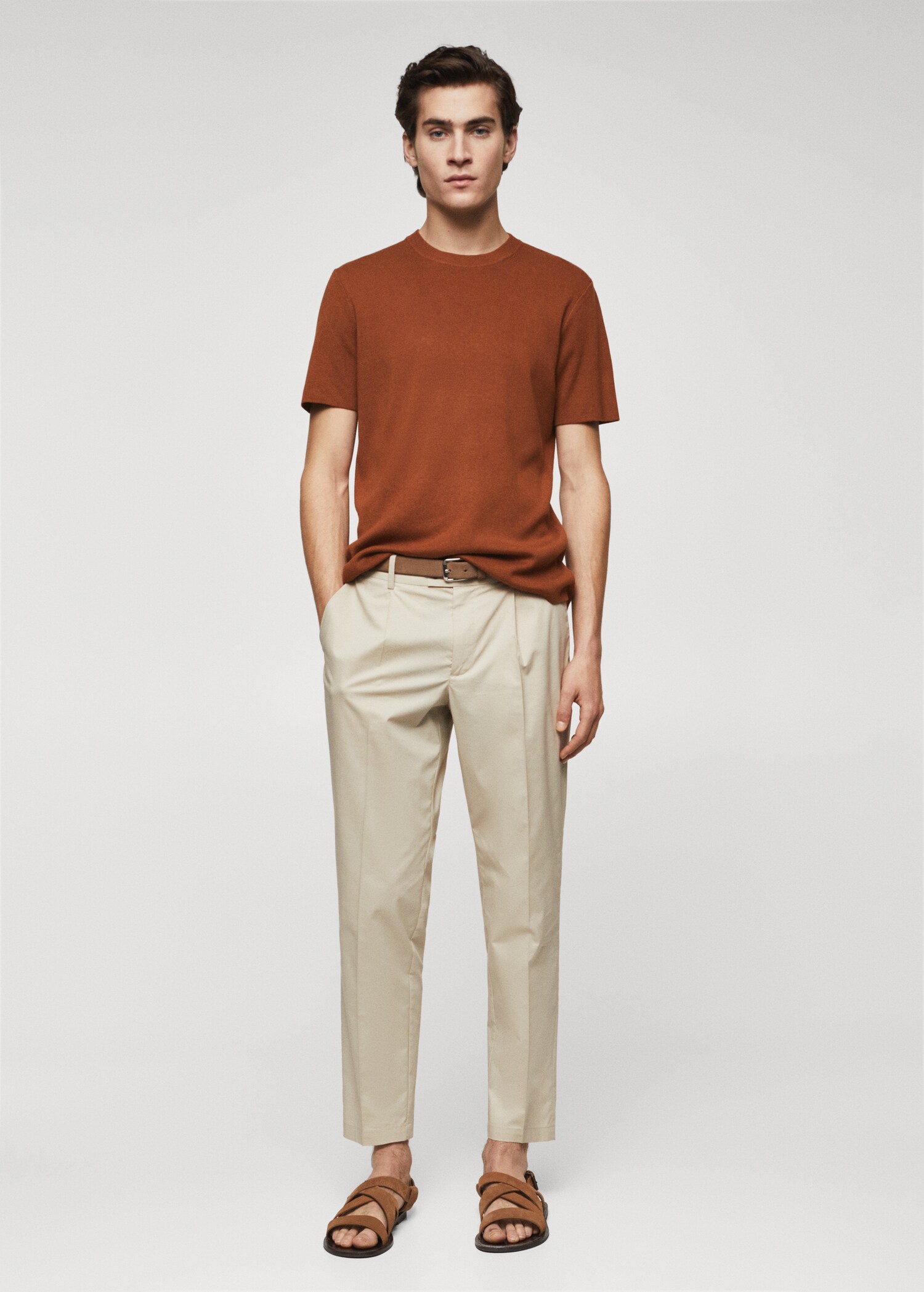 Fine-knit T-shirt - General plane