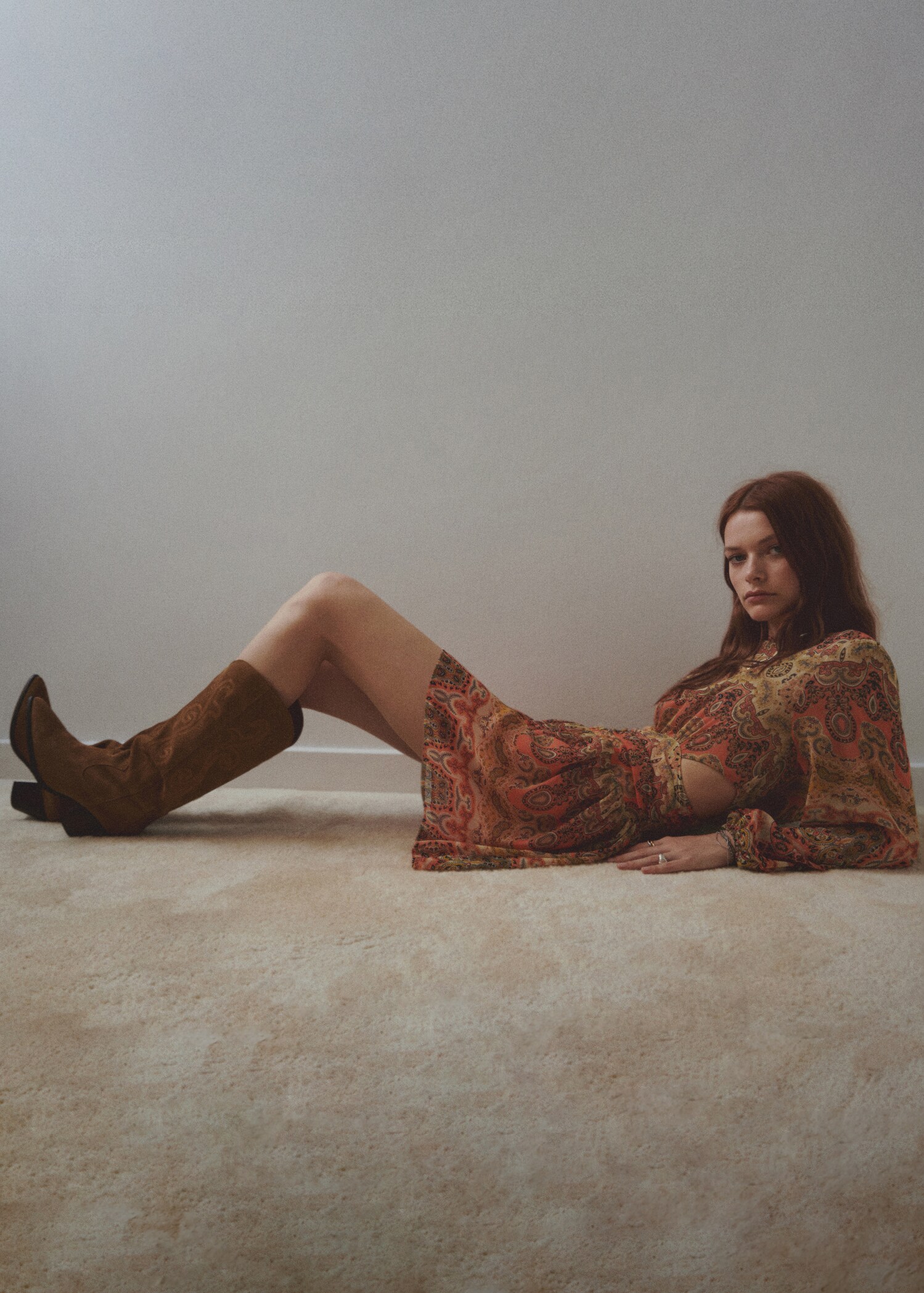 Cowboy leather boots - General plane