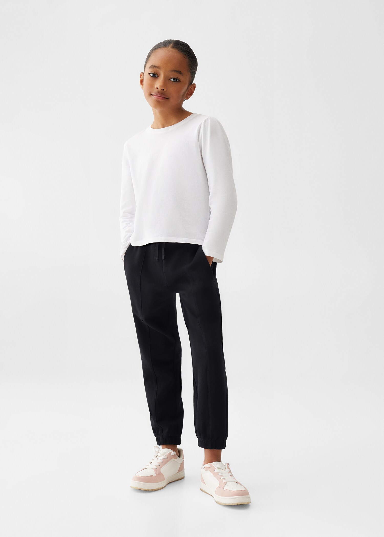 Drawstring jogger trousers - General plane
