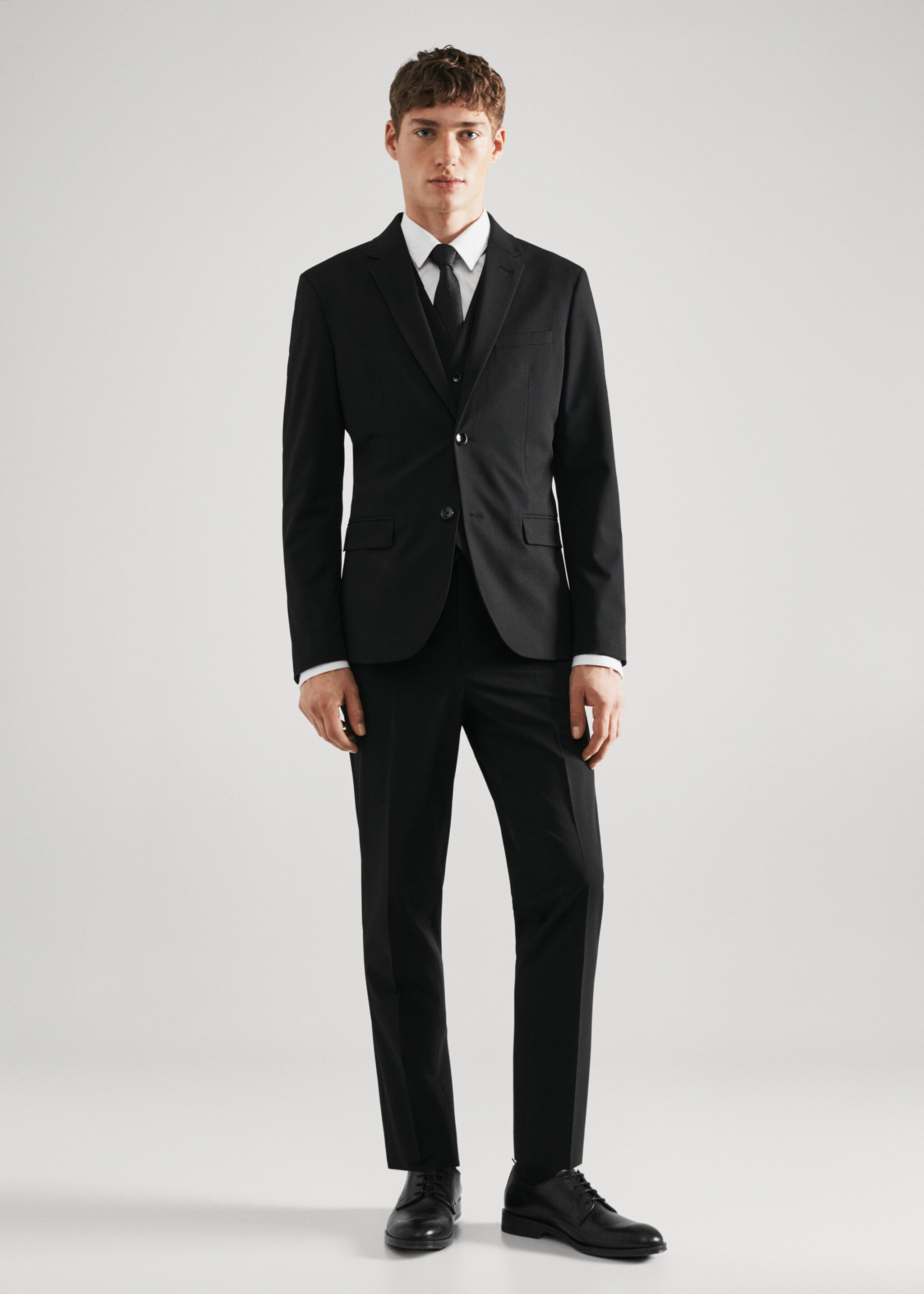 Chaleco traje super slim fit - Plano general
