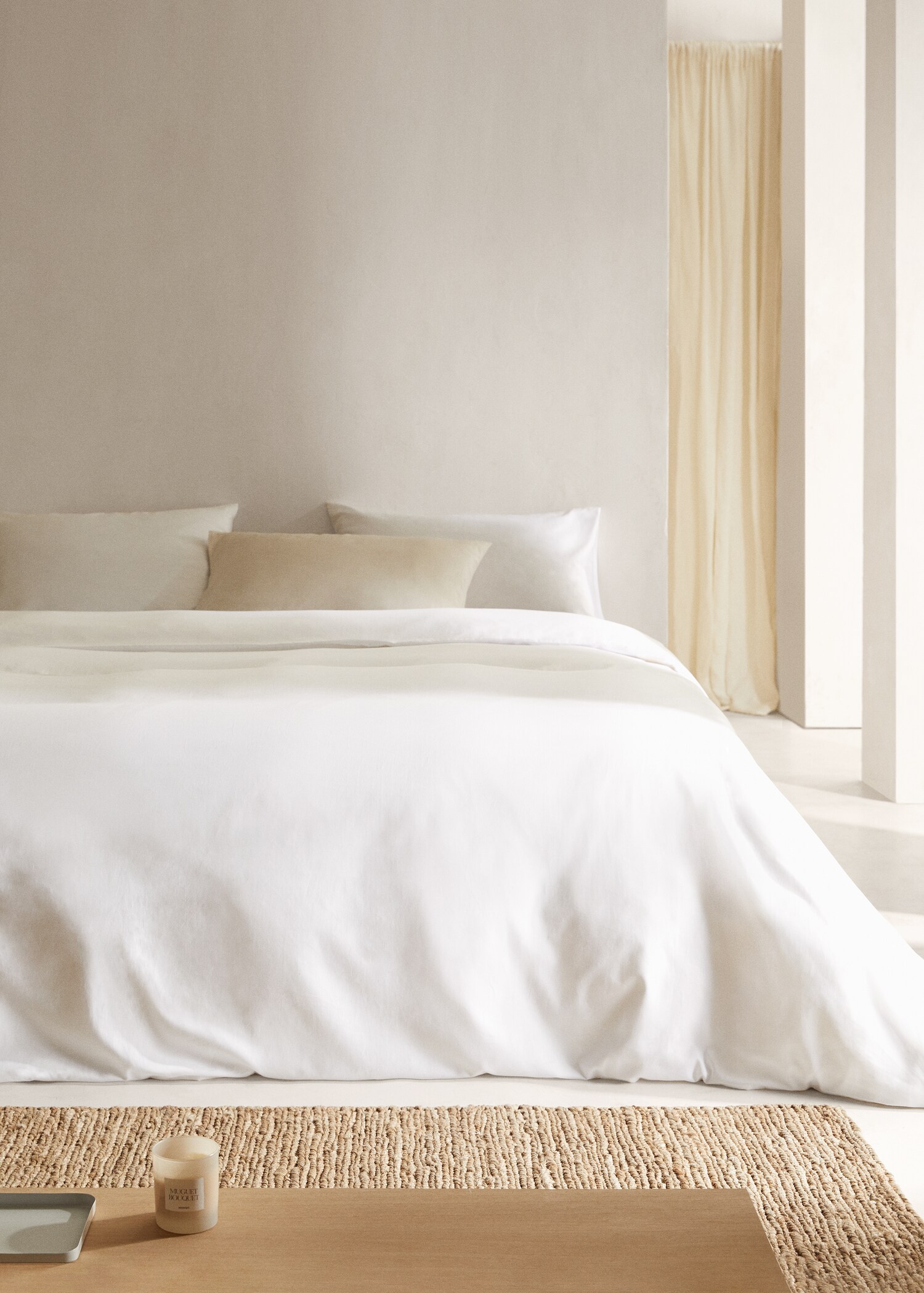 Bettbezug aus Satin für 90 cm Bett - Allgemeine Ansicht