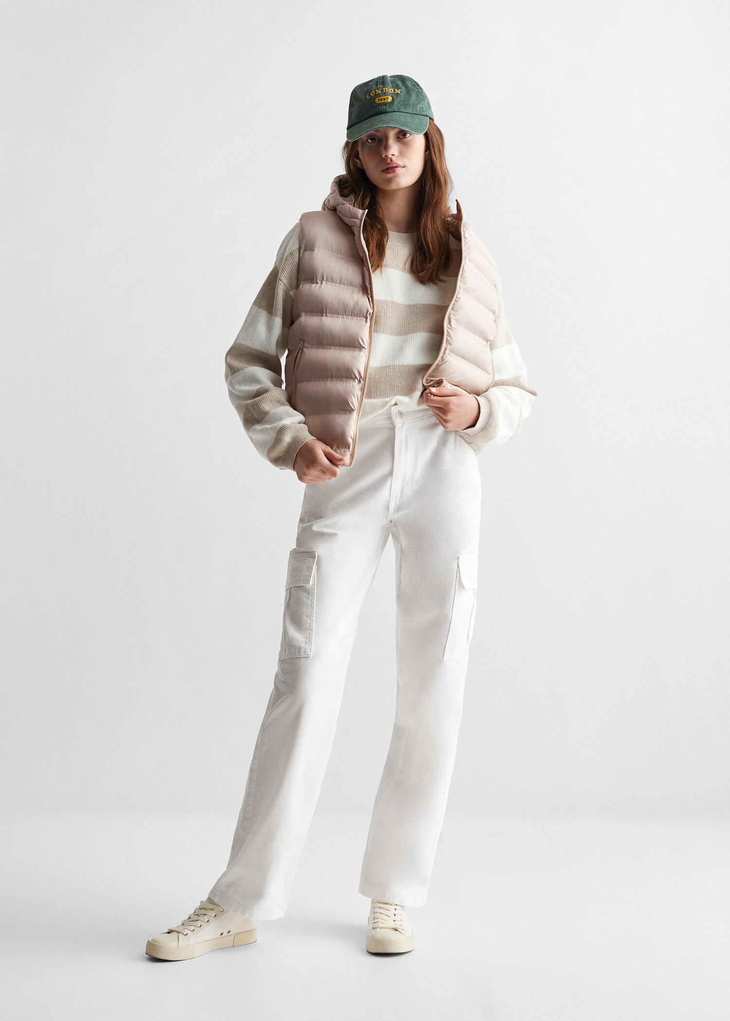 Quilted gilet - General plane