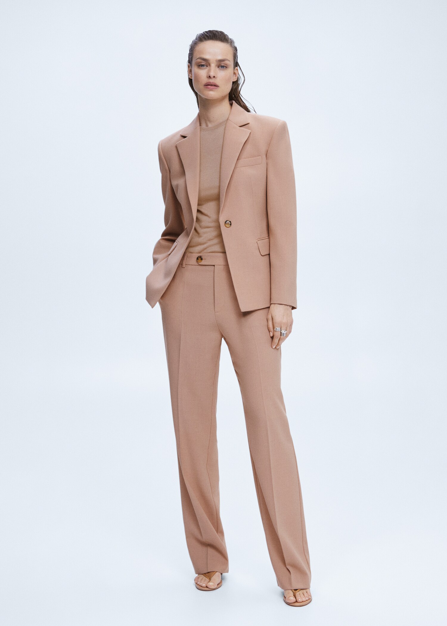 Straight suit pants - General plane