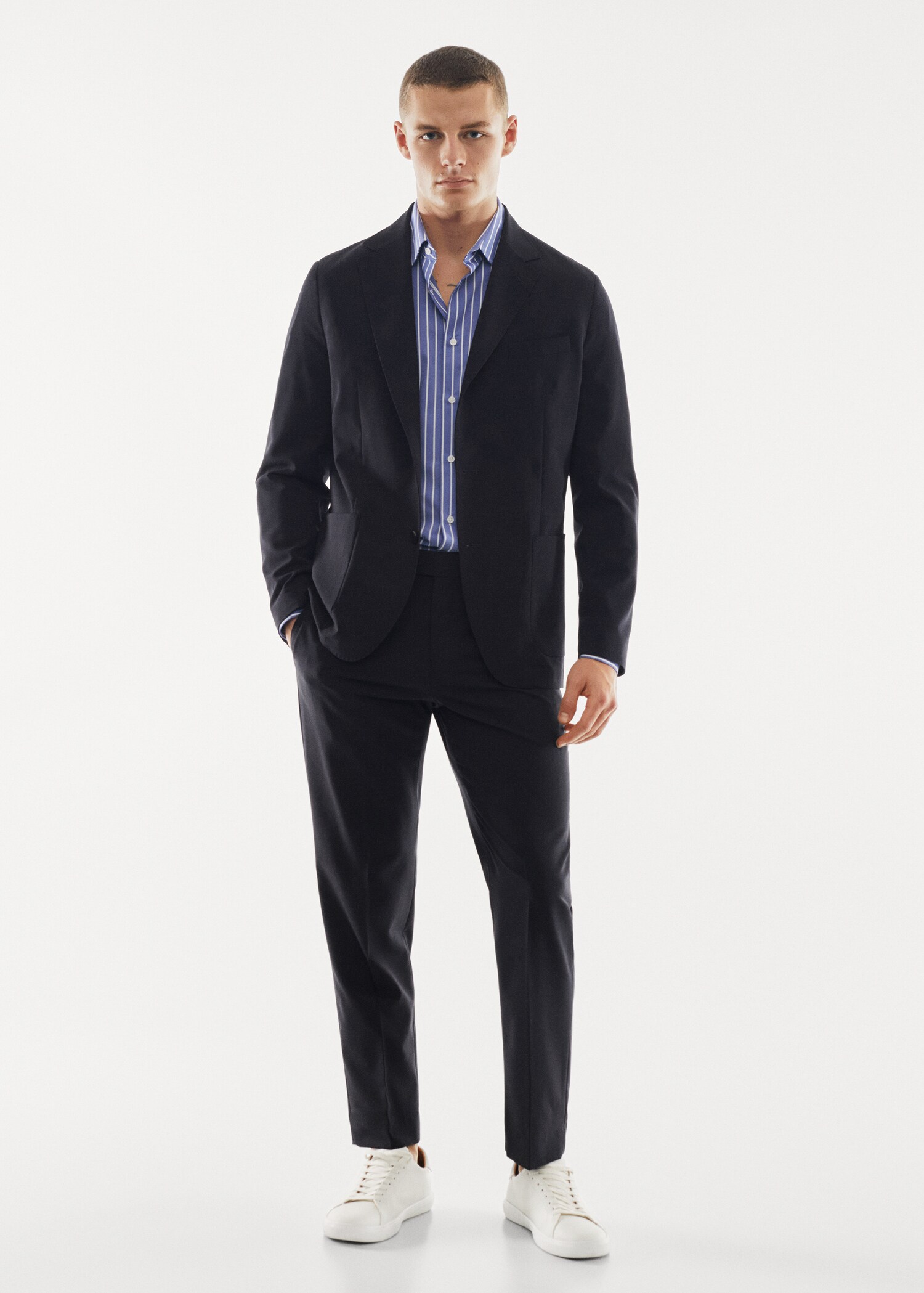 Slim fit-kavaj andningsbar - Allmän bild