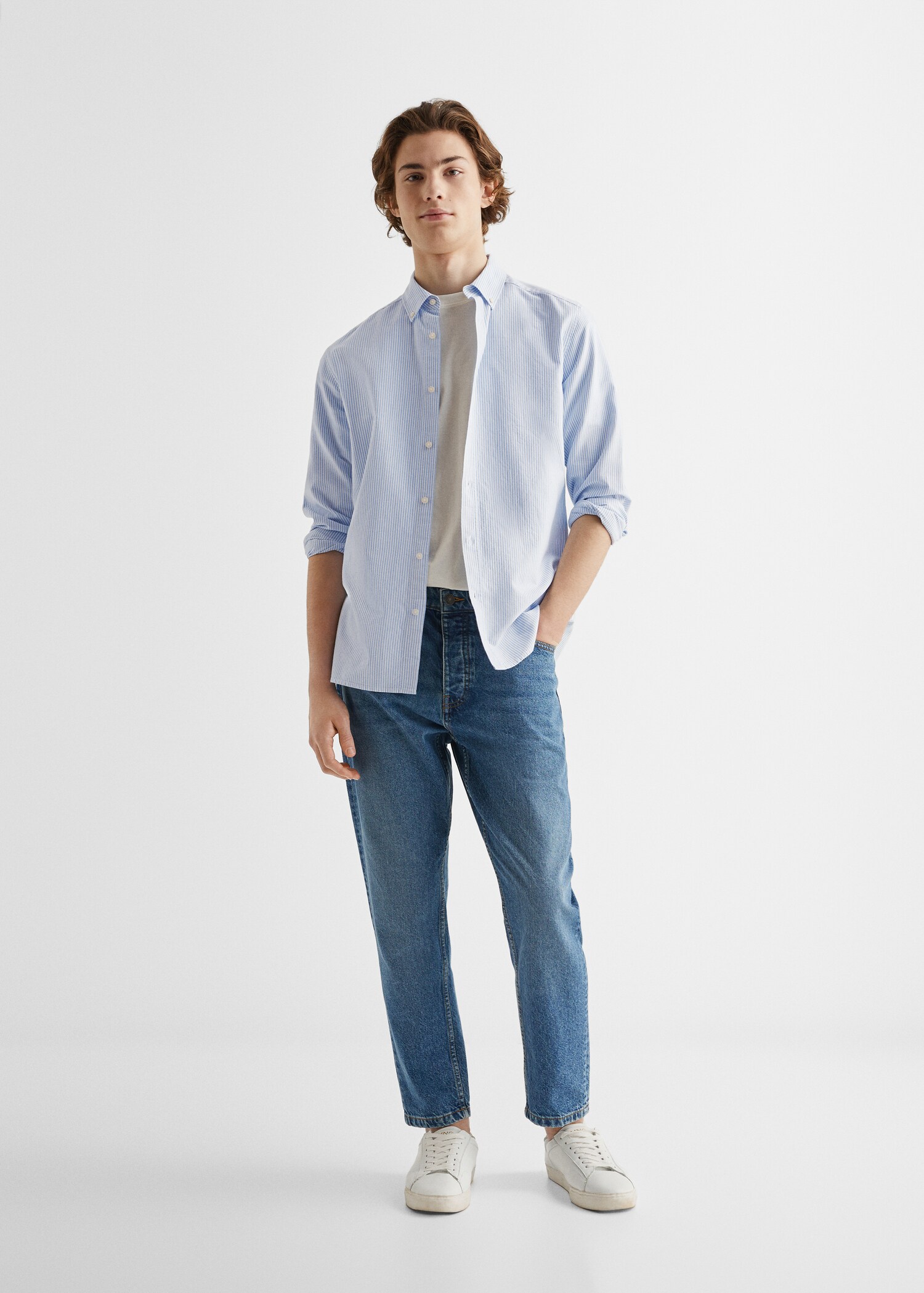 Bavlněná košile regular fit Oxford - Celkový náhled
