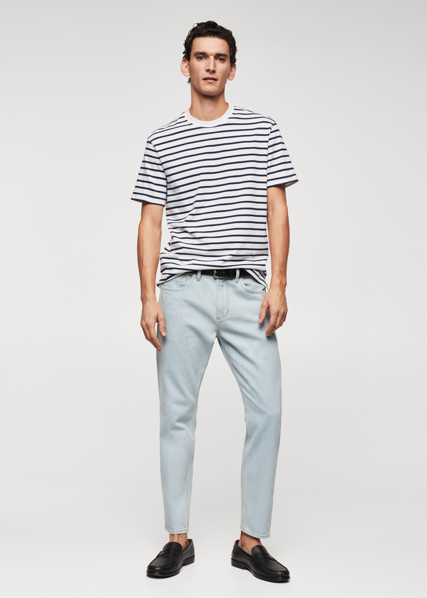 Striped cotton T-shirt - General plane