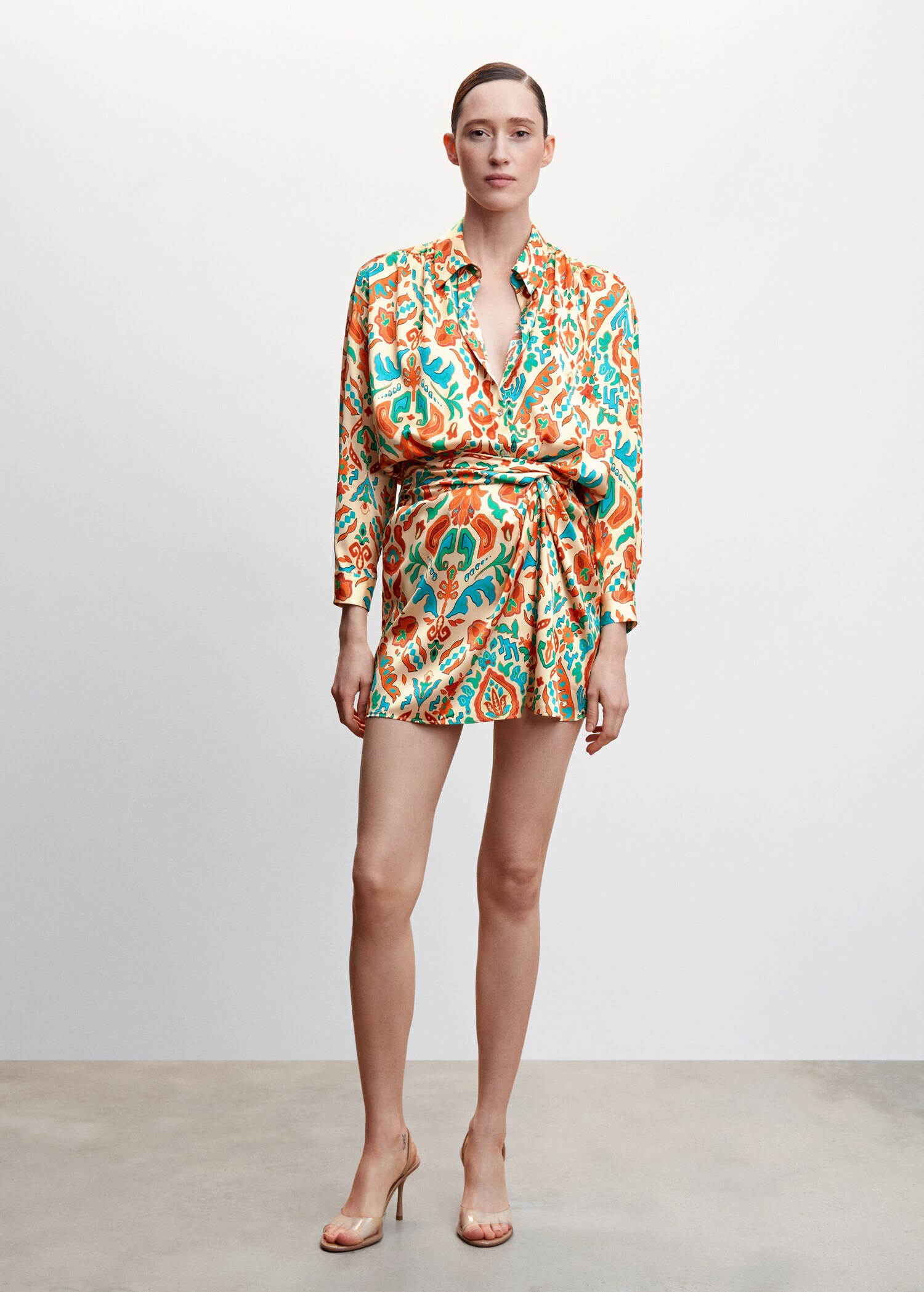 Printed oversize shirt - General plane