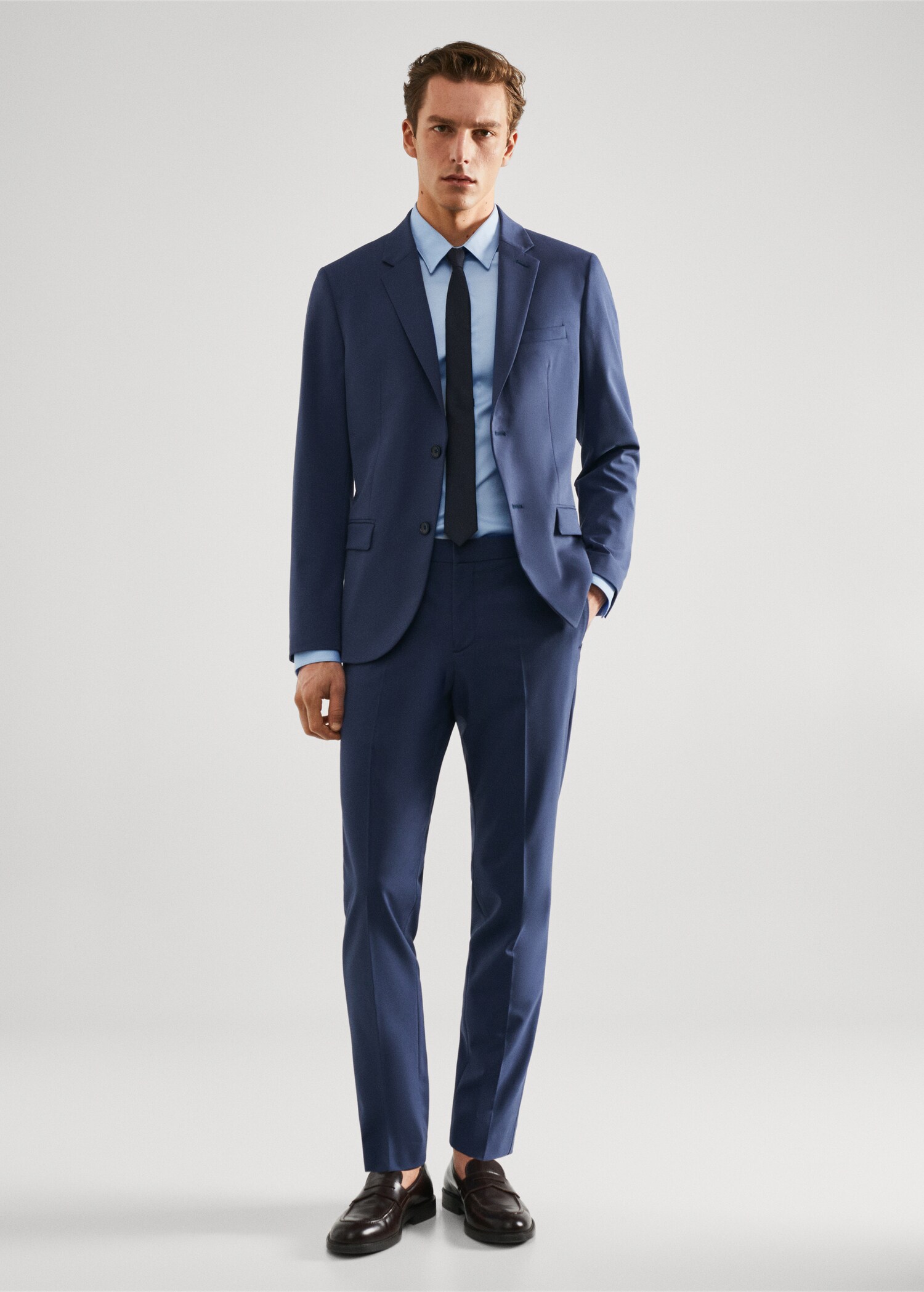 Super slim fit suit shirt - General plane