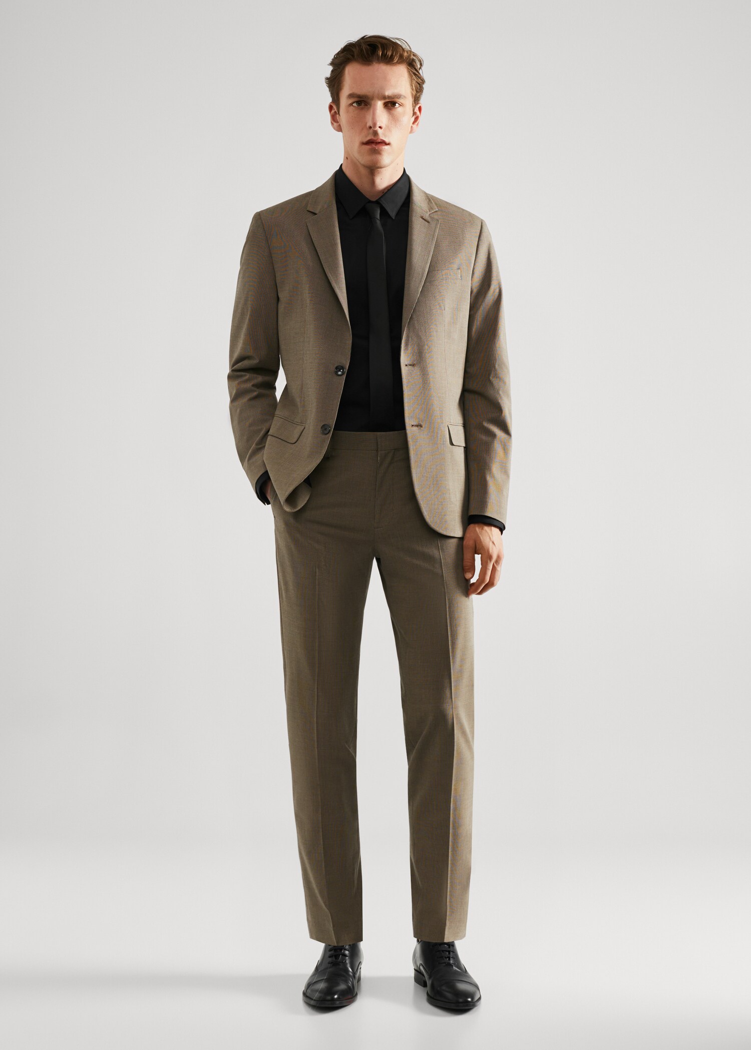 Super slim fit suit shirt - General plane