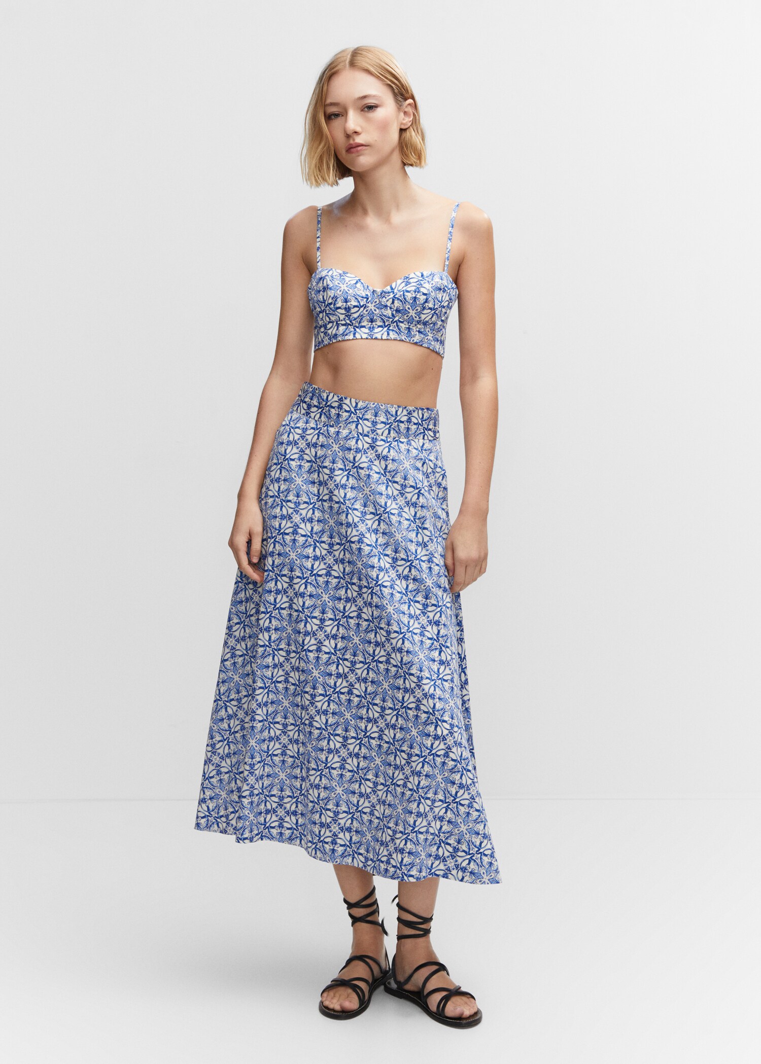 Printed corset top - General plane