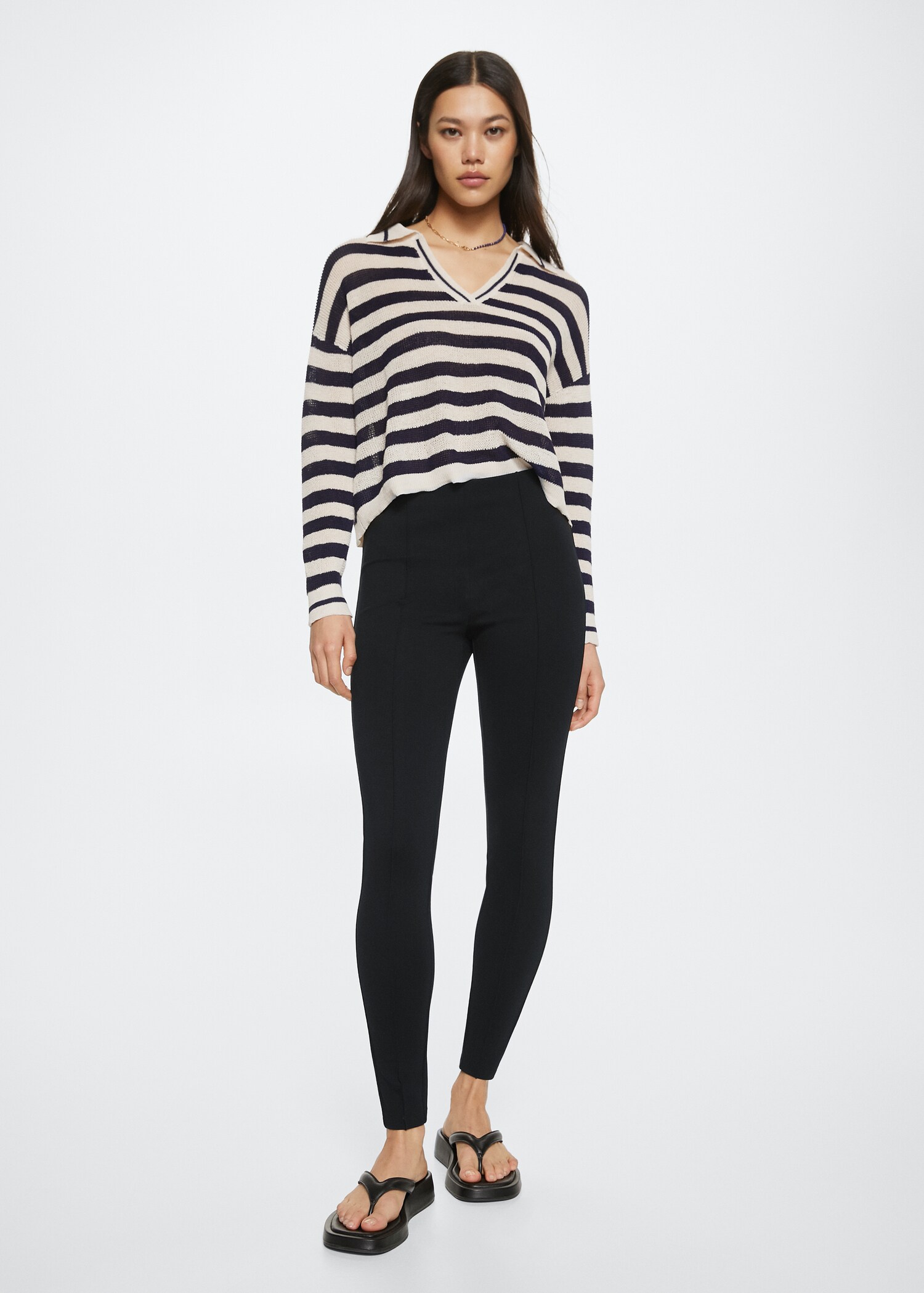 Leggings mit Ziernähten - Allgemeine Ansicht
