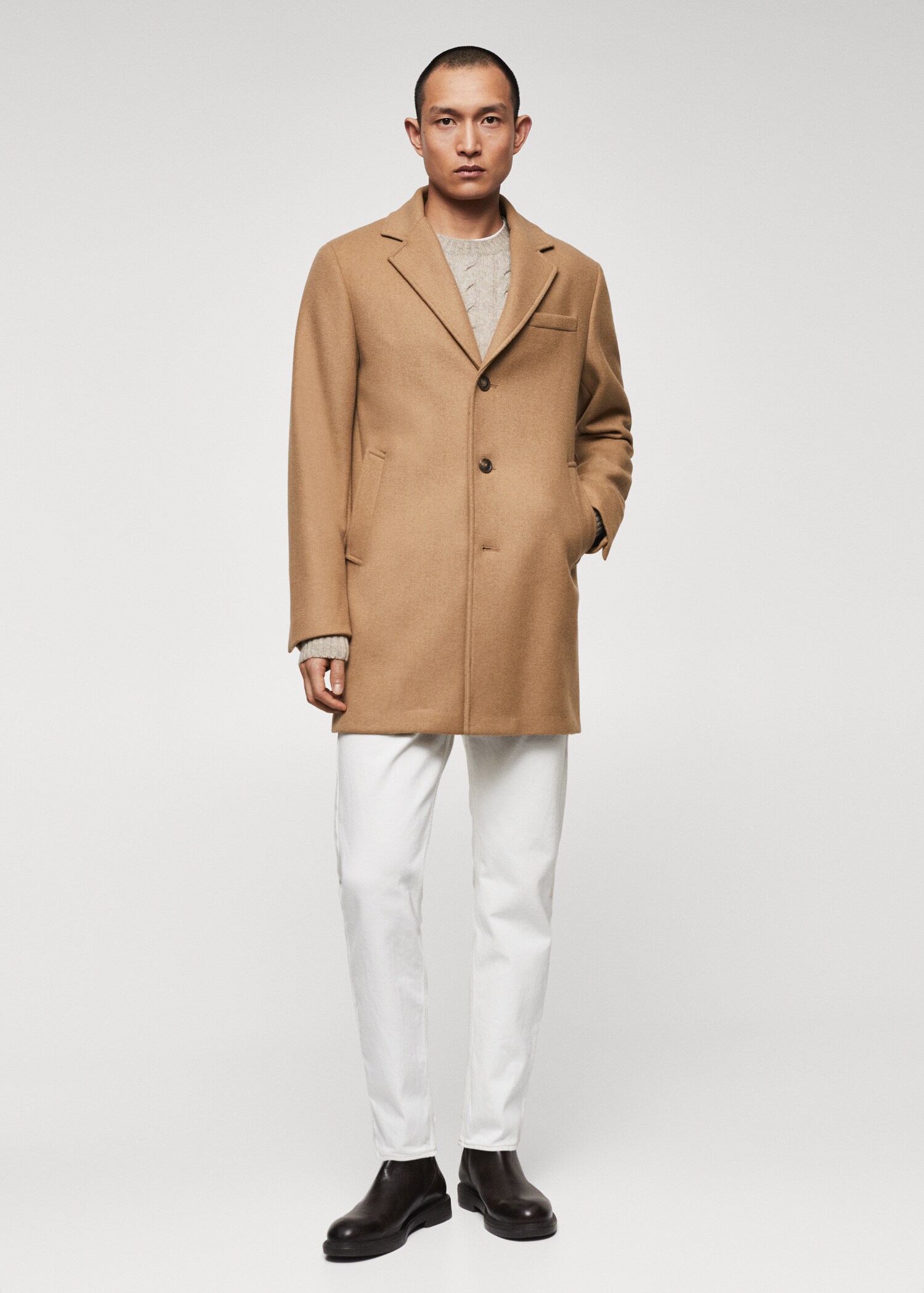 Manteau laine recyclée - Plan général