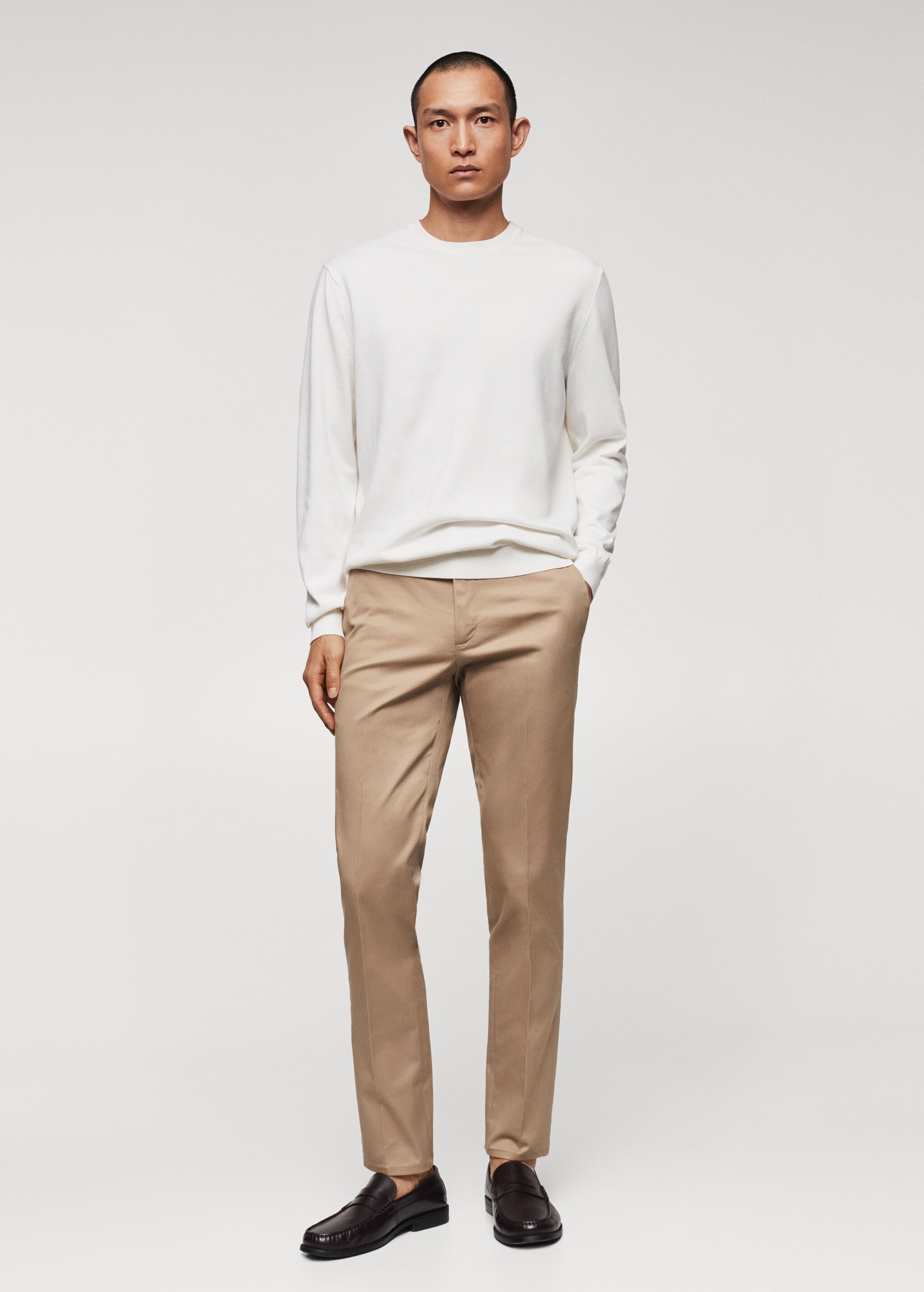 Slim fit chino trousers - General plane