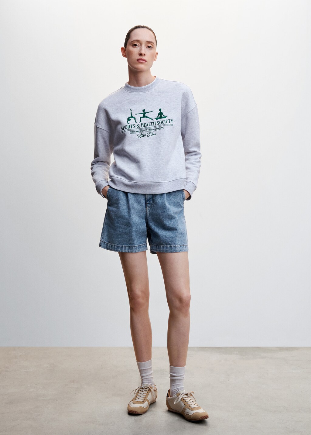 Pleated slouchy shorts - Women | MANGO OUTLET USA