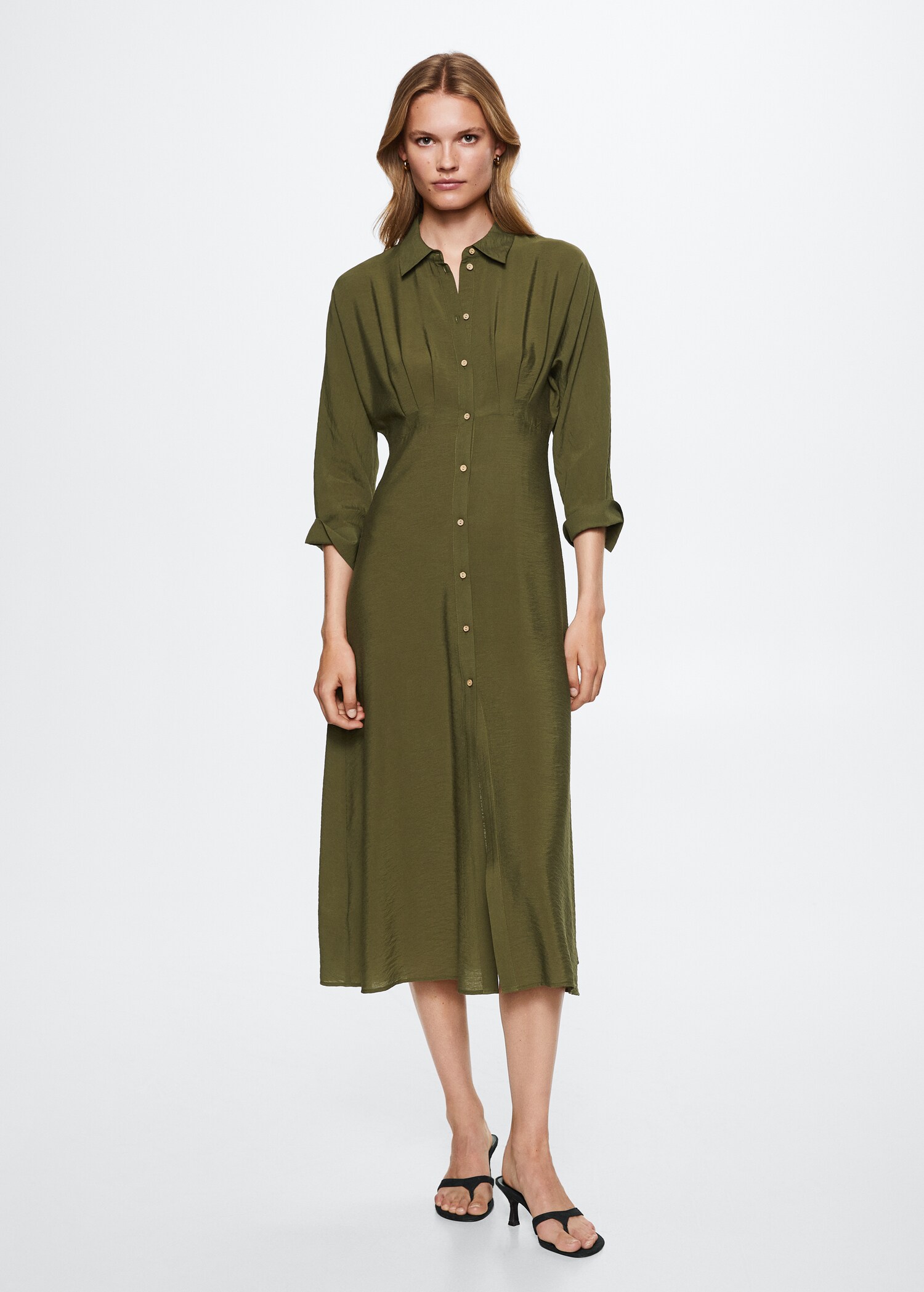 Midi shirt dress - General plane