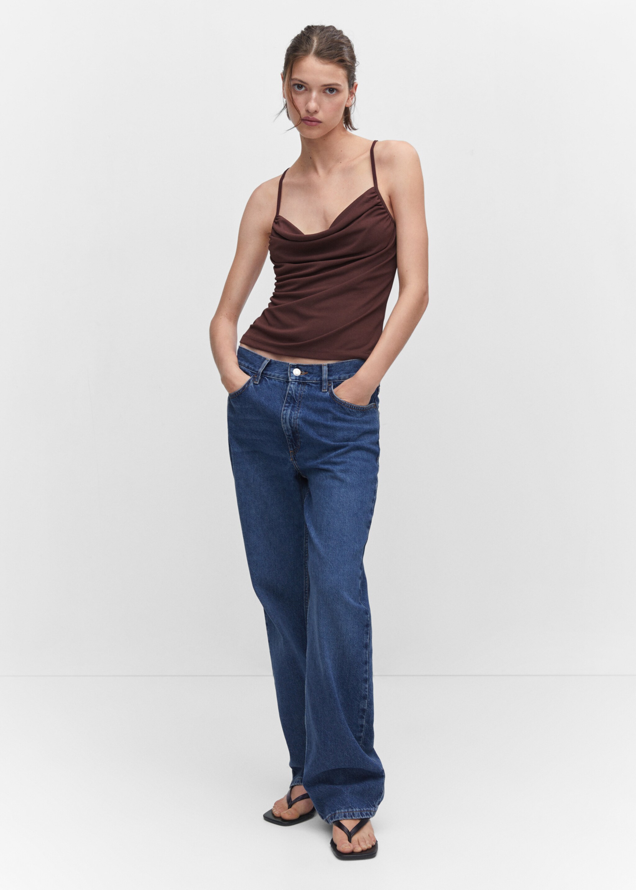 Draped lace top - General plane