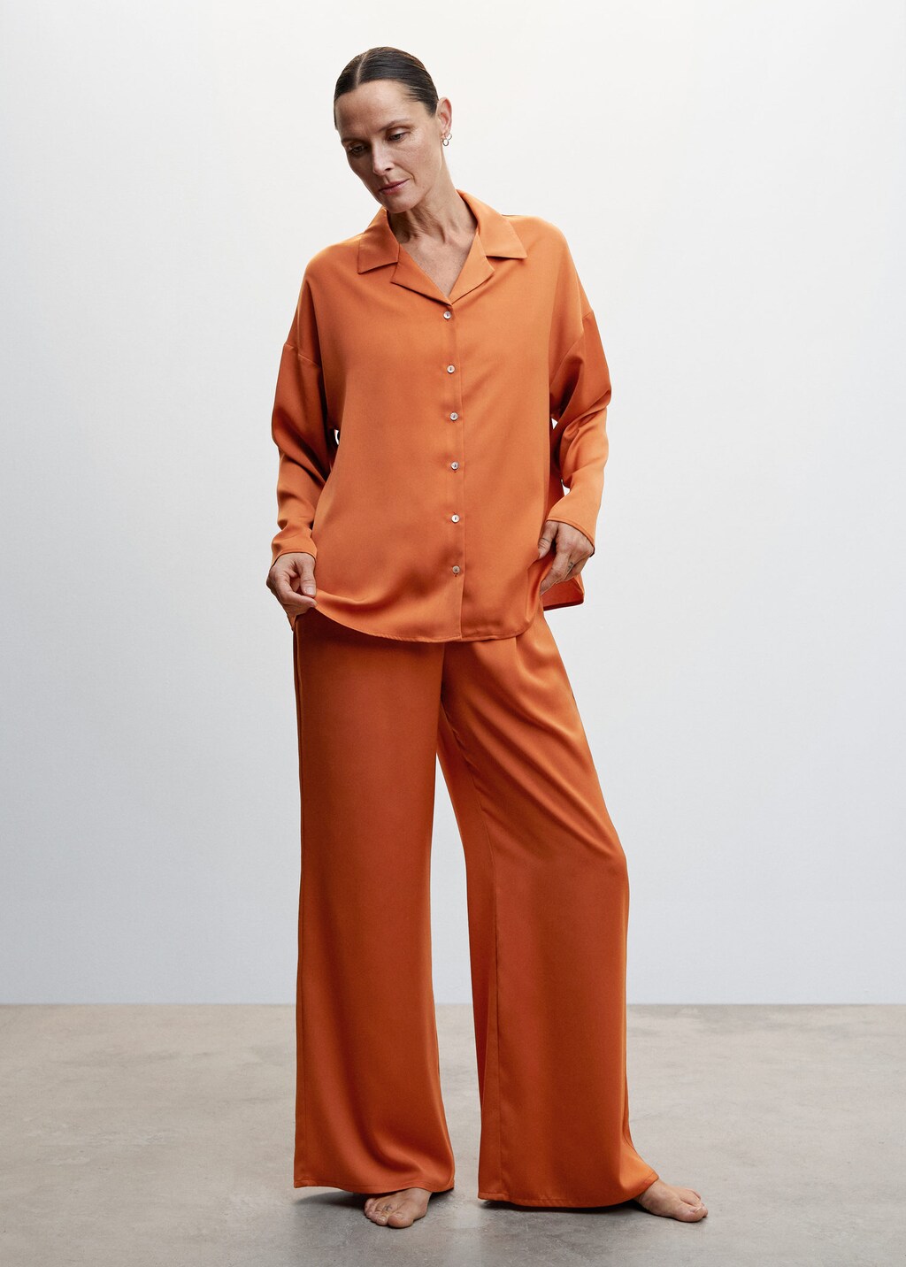 Pijamas de Mujer 2024 MANGO OUTLET Espa a