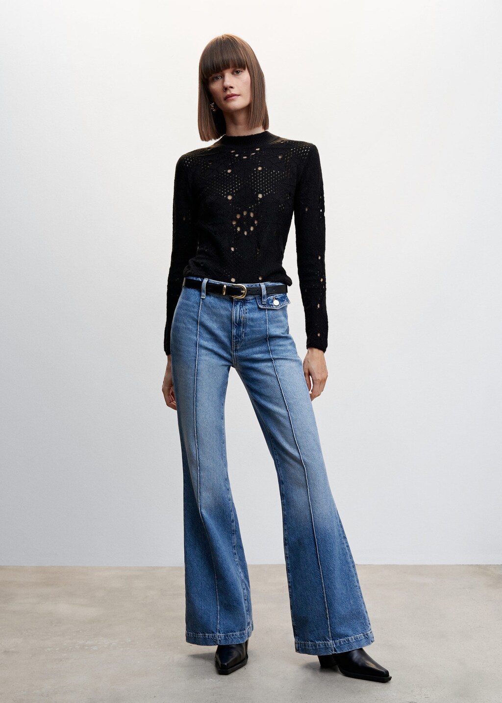 Pantalon vaquero on sale mujer mango