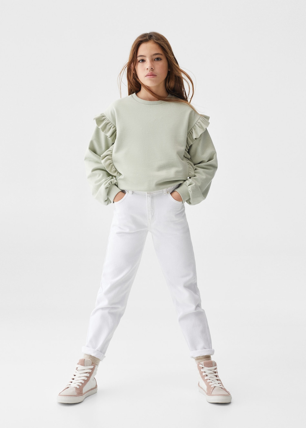 Sudaderas de Ni a 2024 MANGO OUTLET Espa a