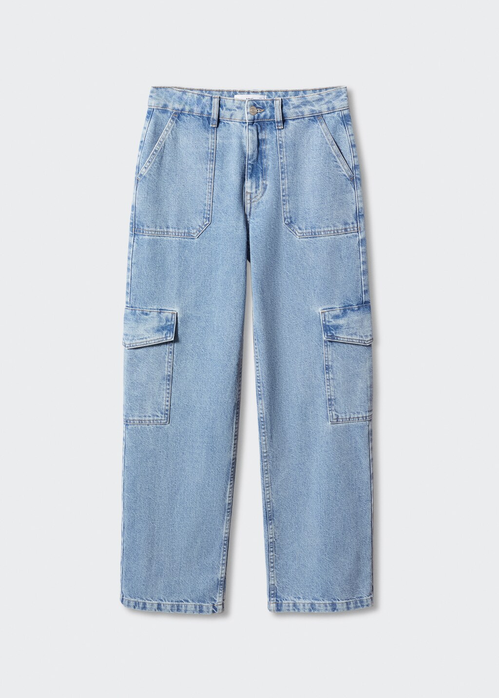 Pocket cargo jeans - Women | MANGO OUTLET USA