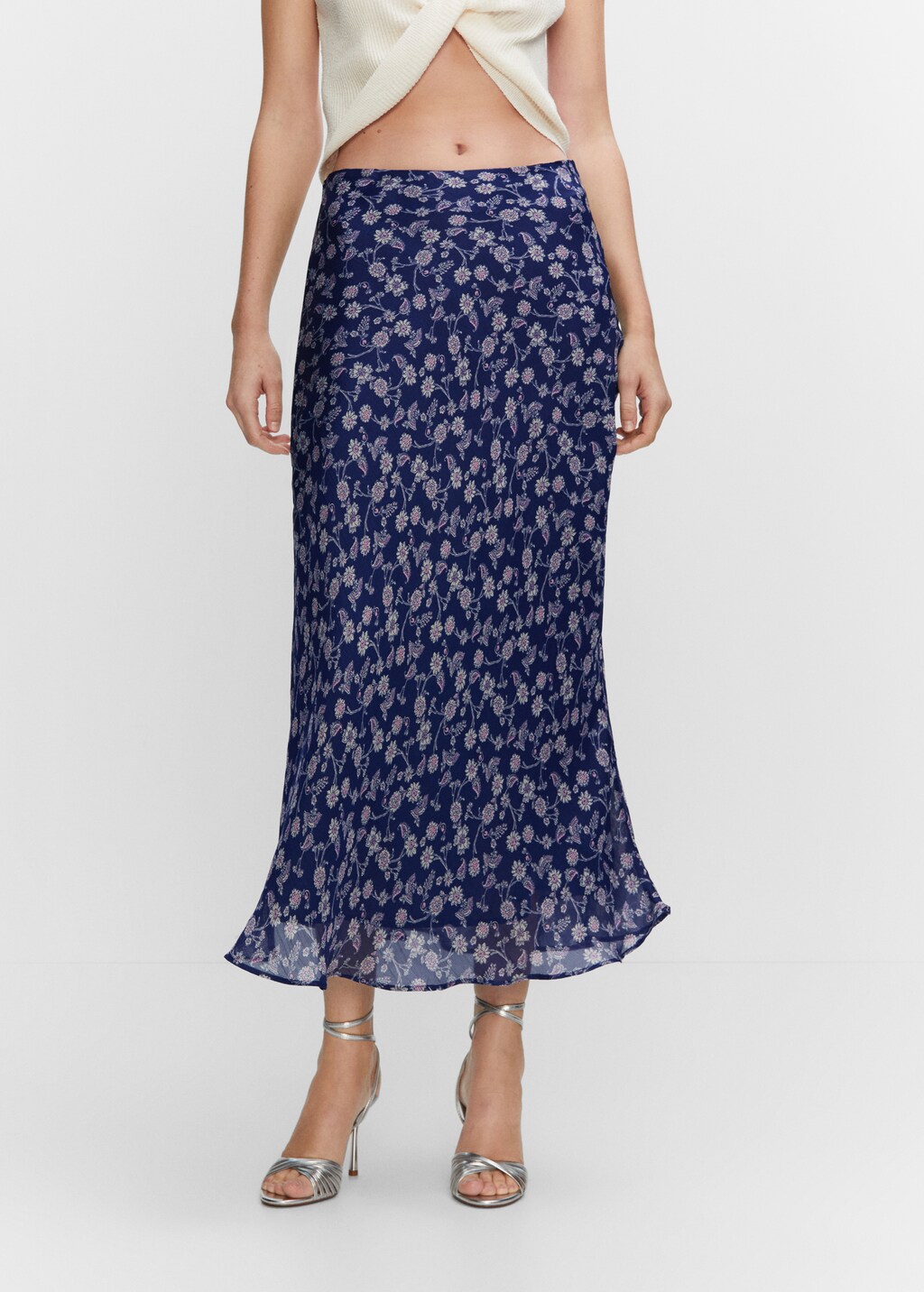 Floral long skirt - Women | MANGO OUTLET USA Floral long skirt - Women | MANGO OUTLET USA