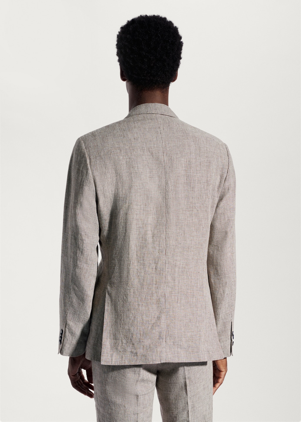 Blazer suit 100% linen - Men | MANGO OUTLET USA