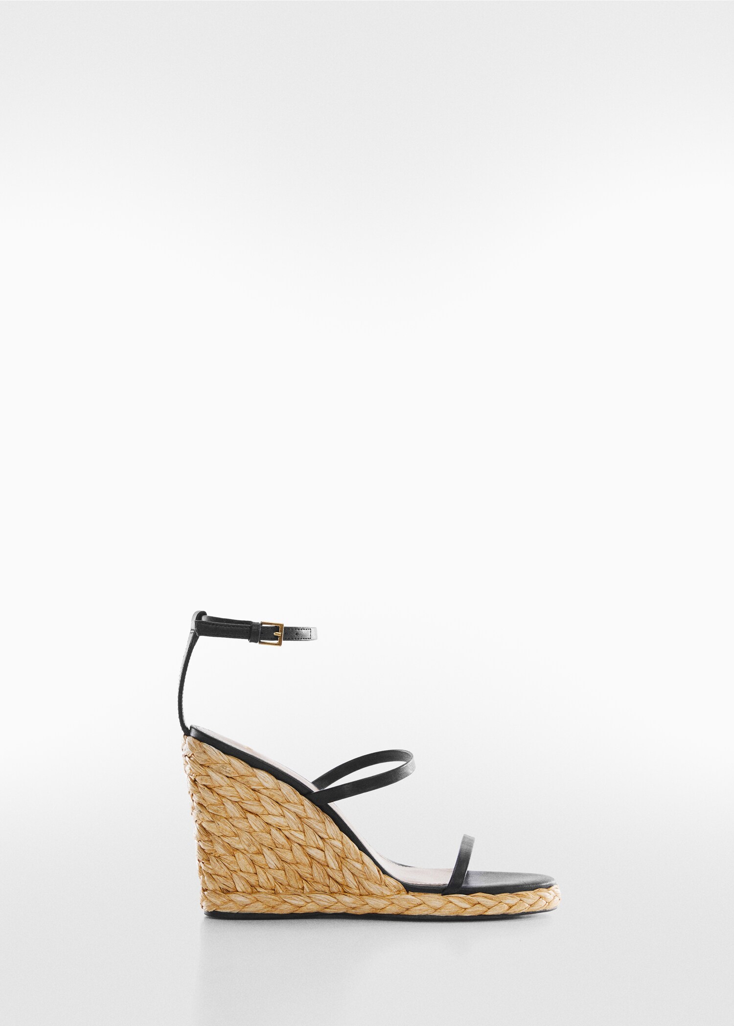 Gevlochten sandalen met sleehak - Artikel zonder model